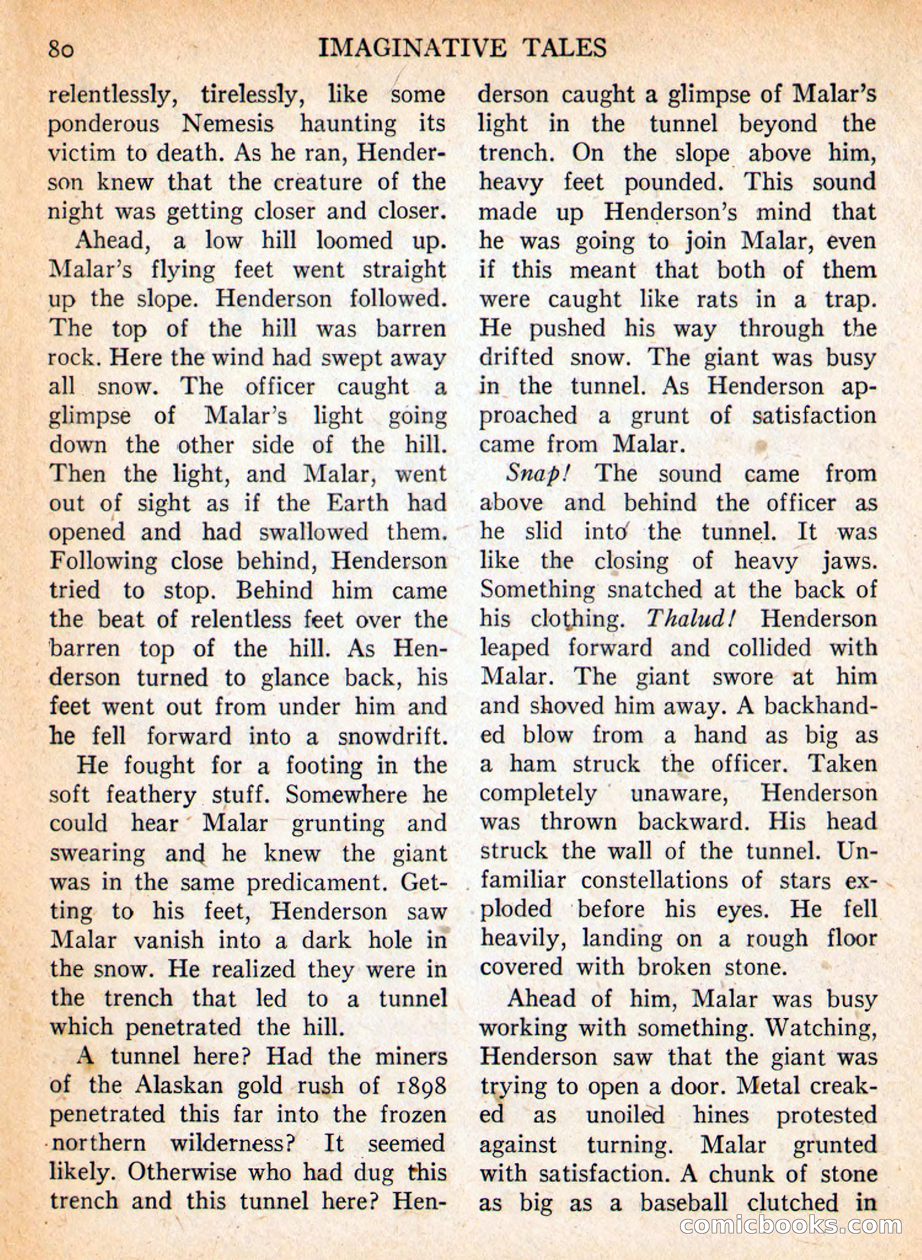 Imaginative Tales, September 1957 — page 80 of 132