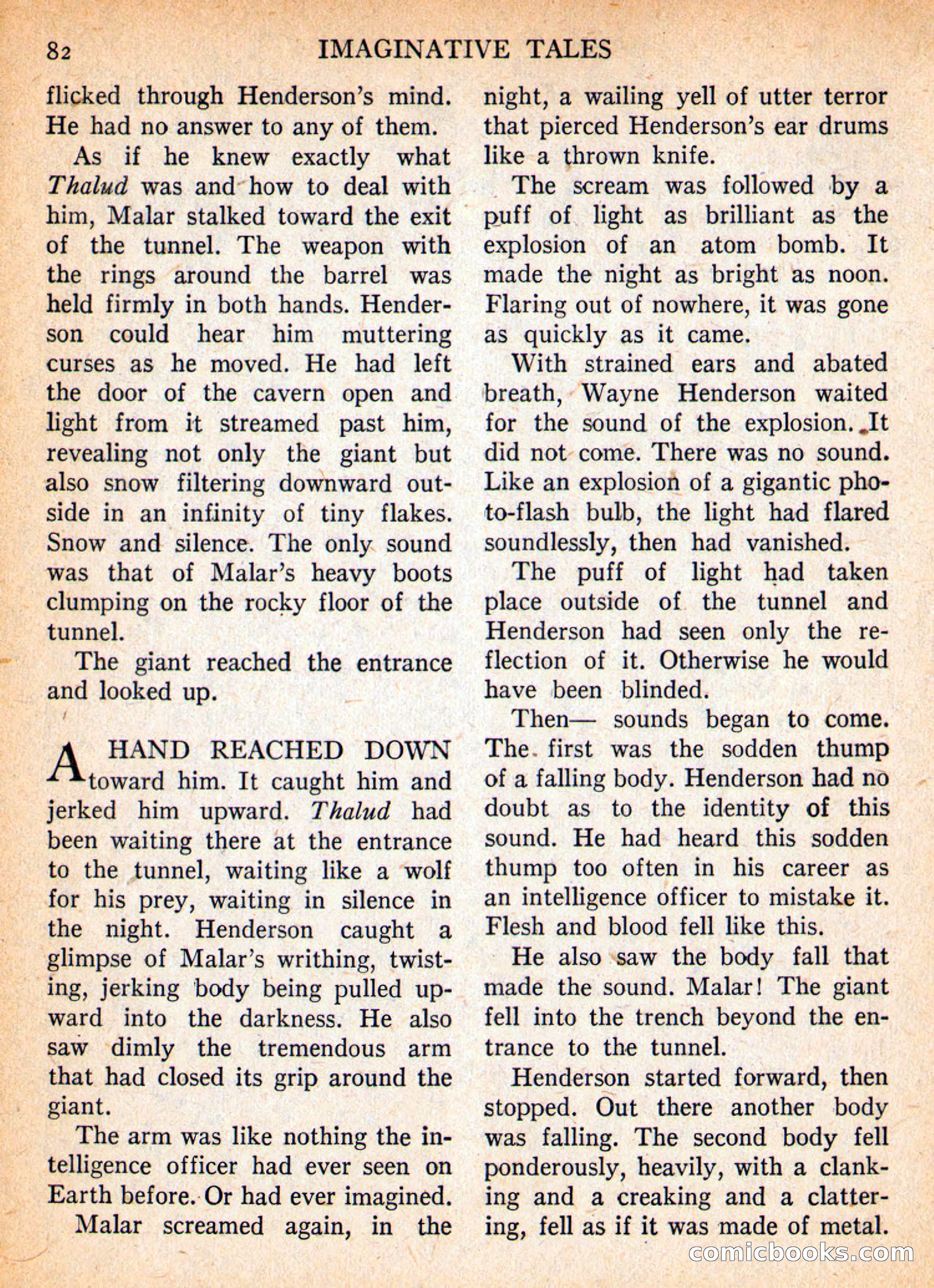 Imaginative Tales, September 1957 — page 82 of 132