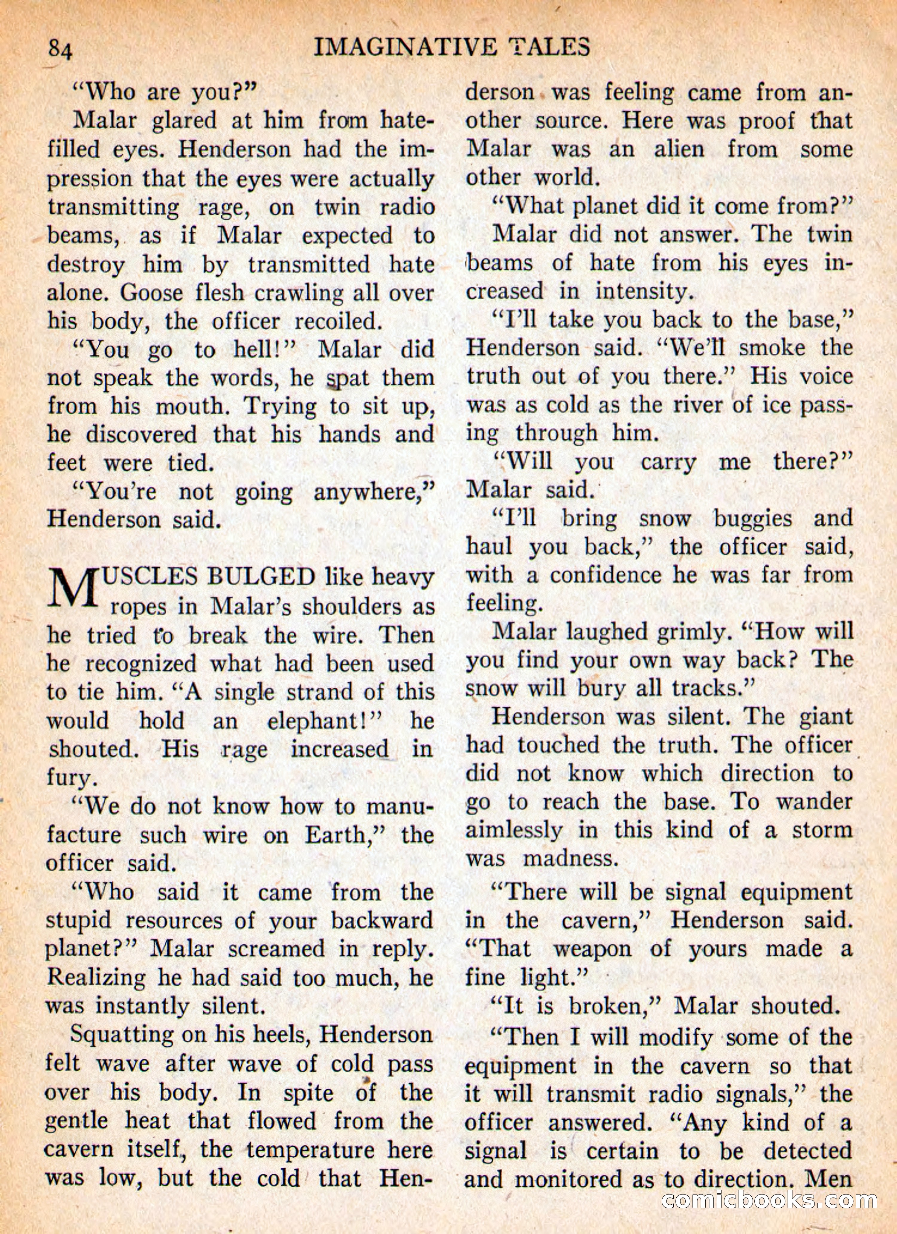Imaginative Tales, September 1957 — page 84 of 132