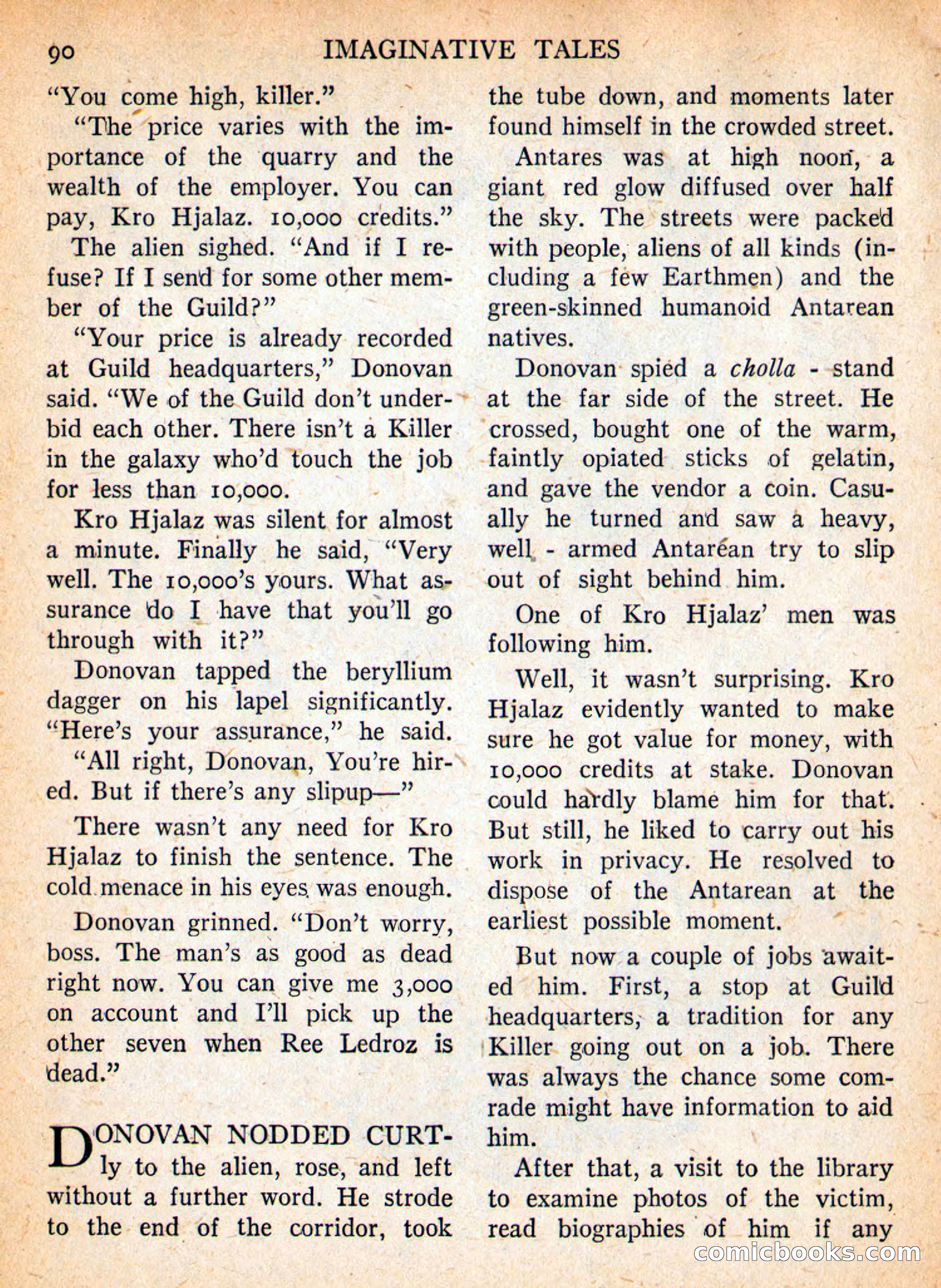 Imaginative Tales, September 1957 — page 90 of 132