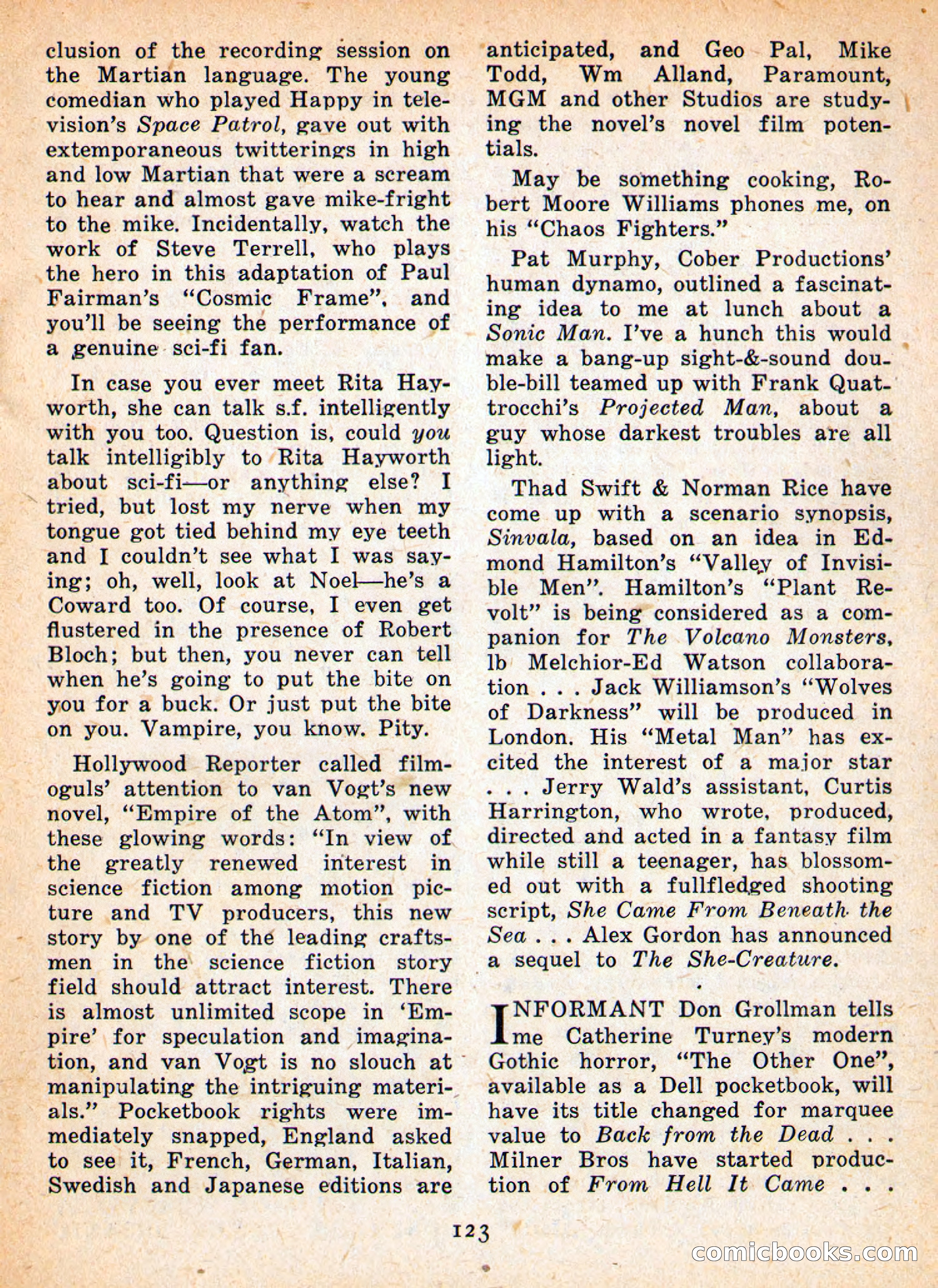Imaginative Tales, September 1957 — page 123 of 132