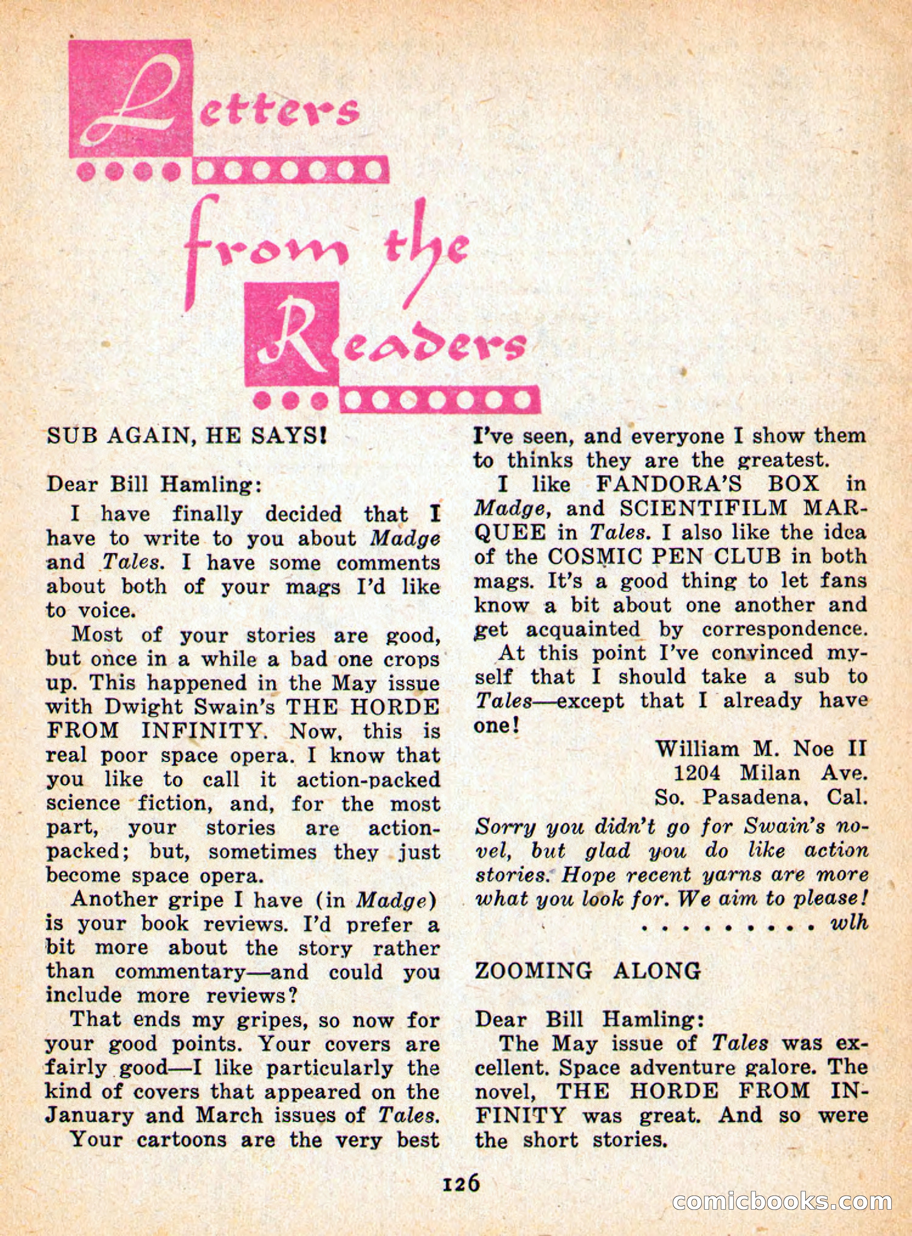 Imaginative Tales, September 1957 — page 126 of 132