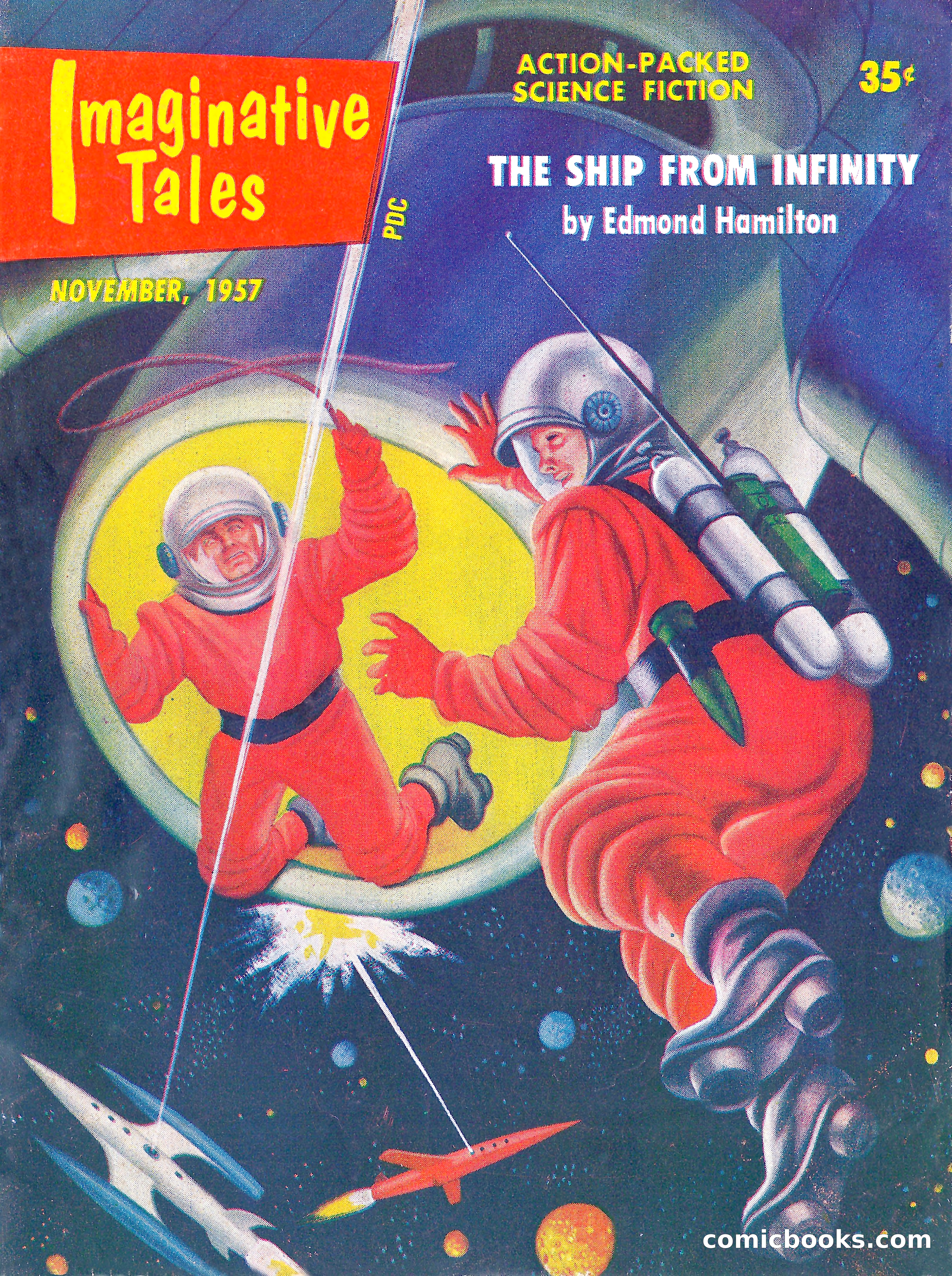 Imaginative Tales, November 1957 — page 1 of 132