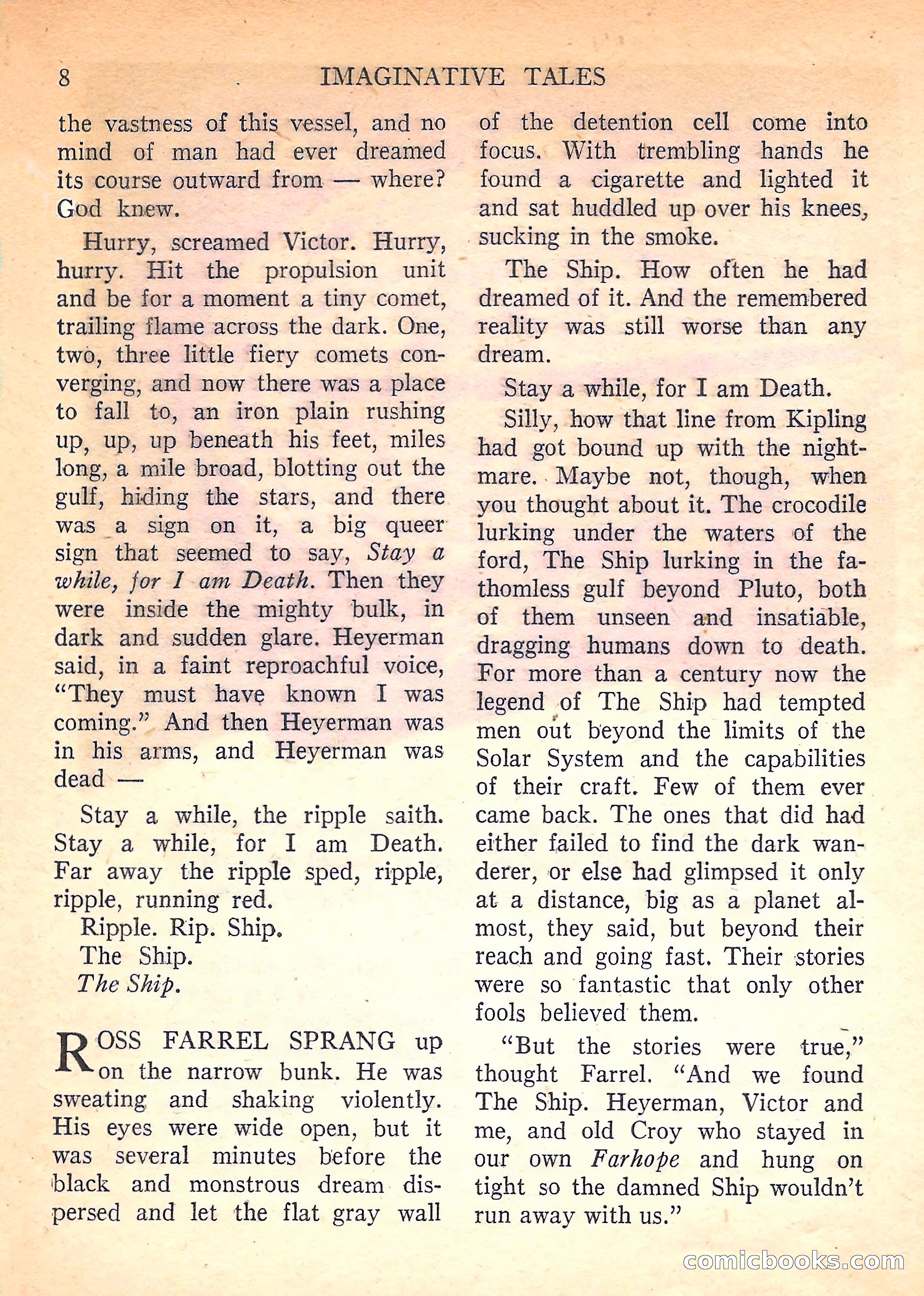 Imaginative Tales, November 1957 — page 8 of 132