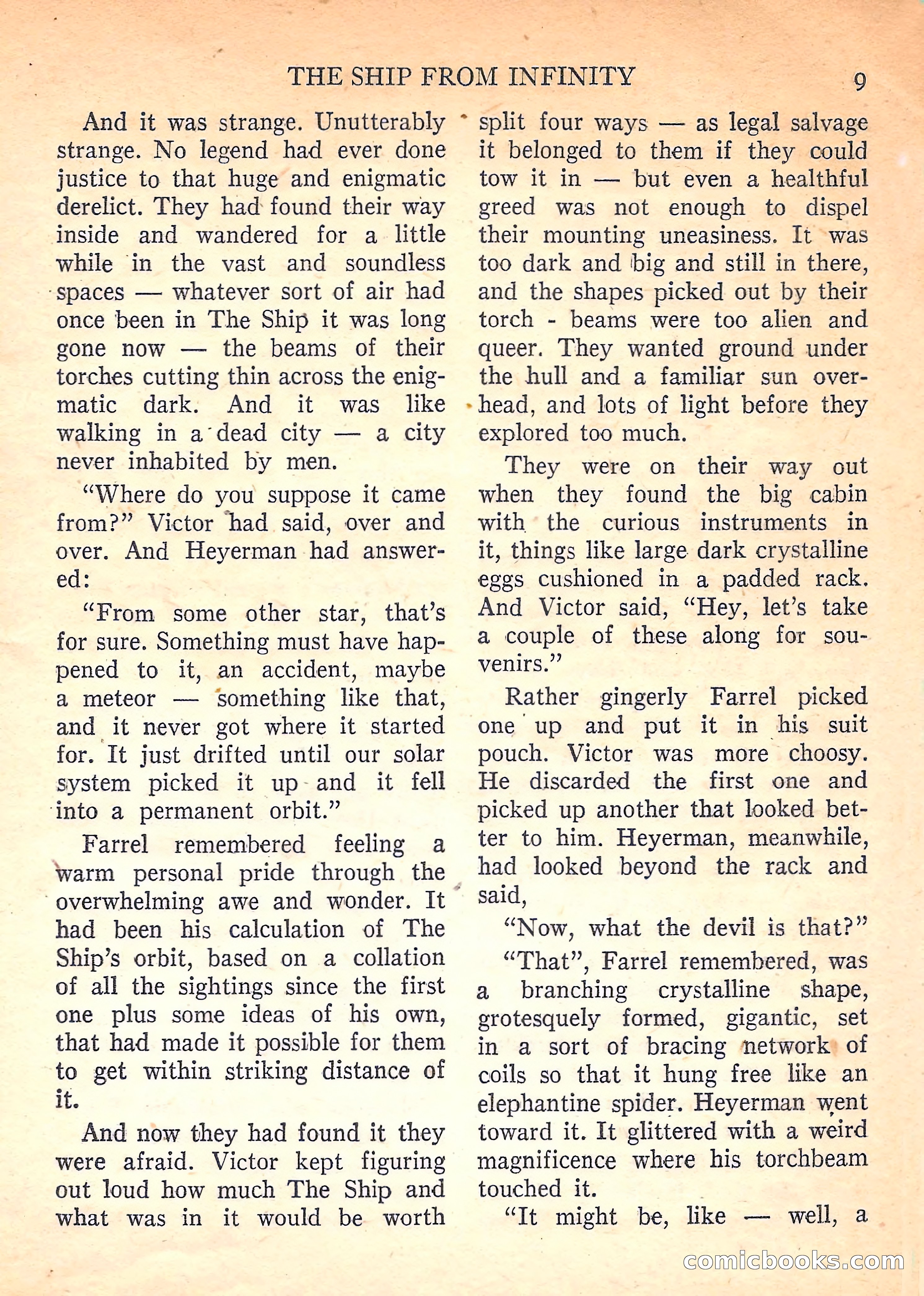 Imaginative Tales, November 1957 — page 9 of 132