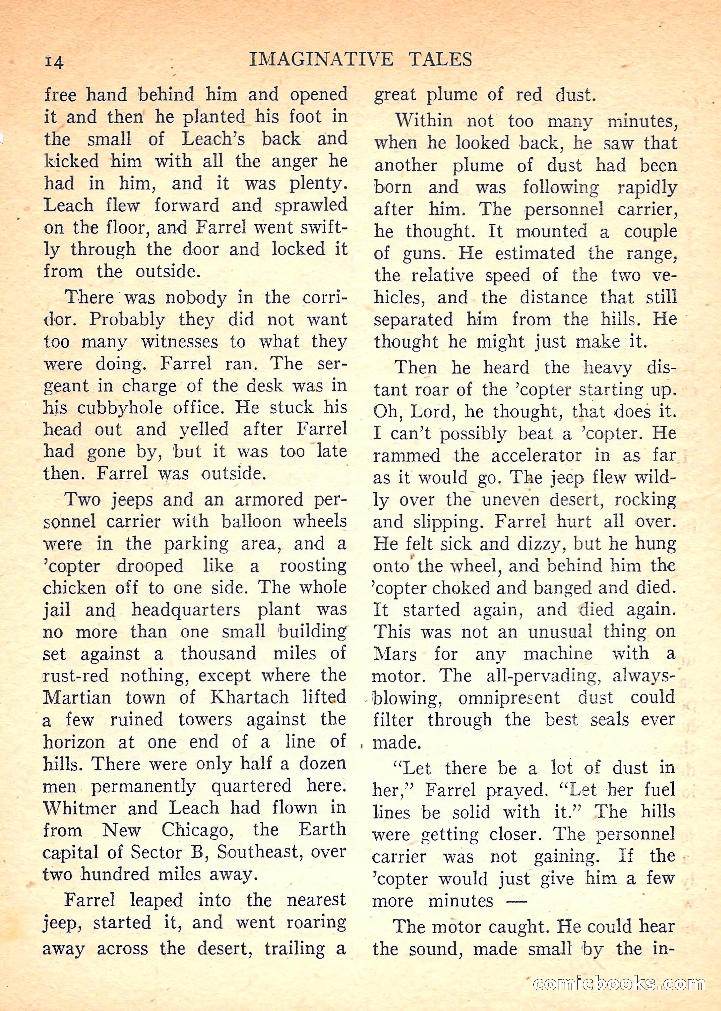 Imaginative Tales, November 1957 — page 14 of 132