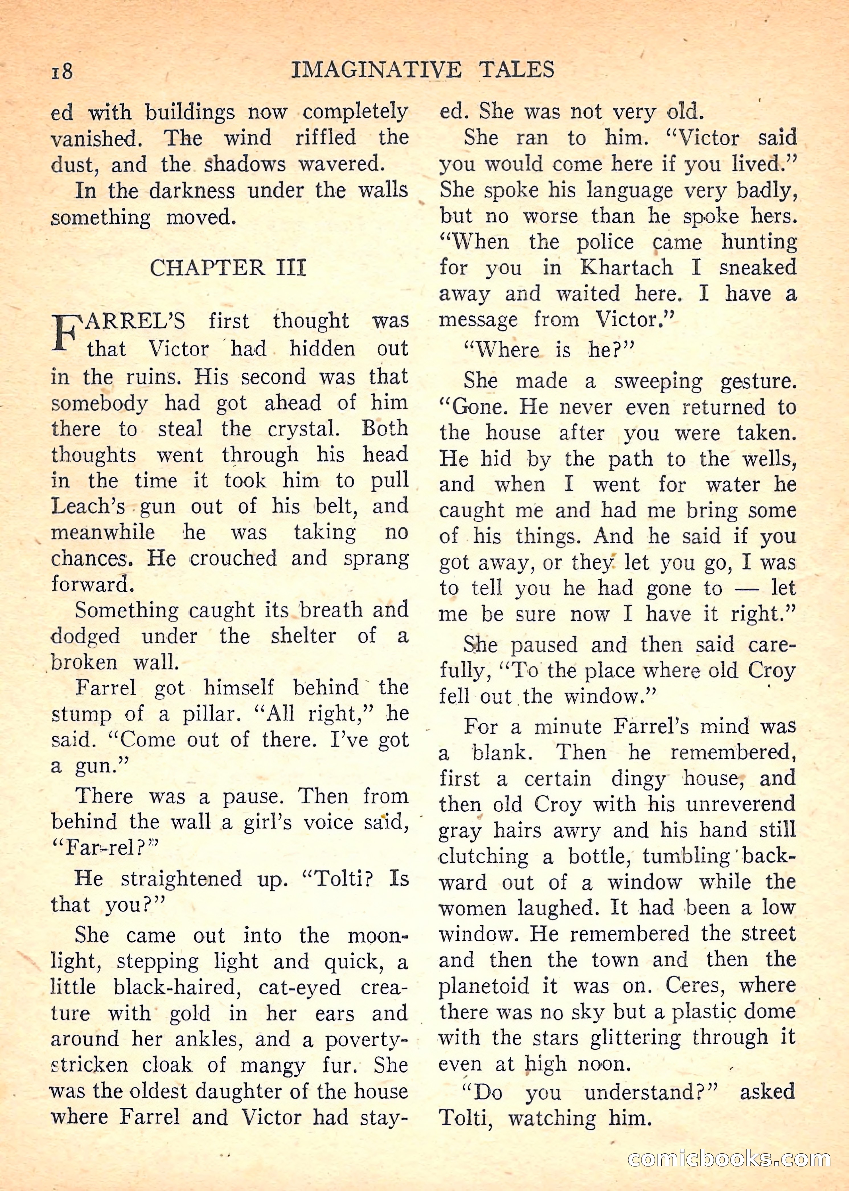 Imaginative Tales, November 1957 — page 18 of 132