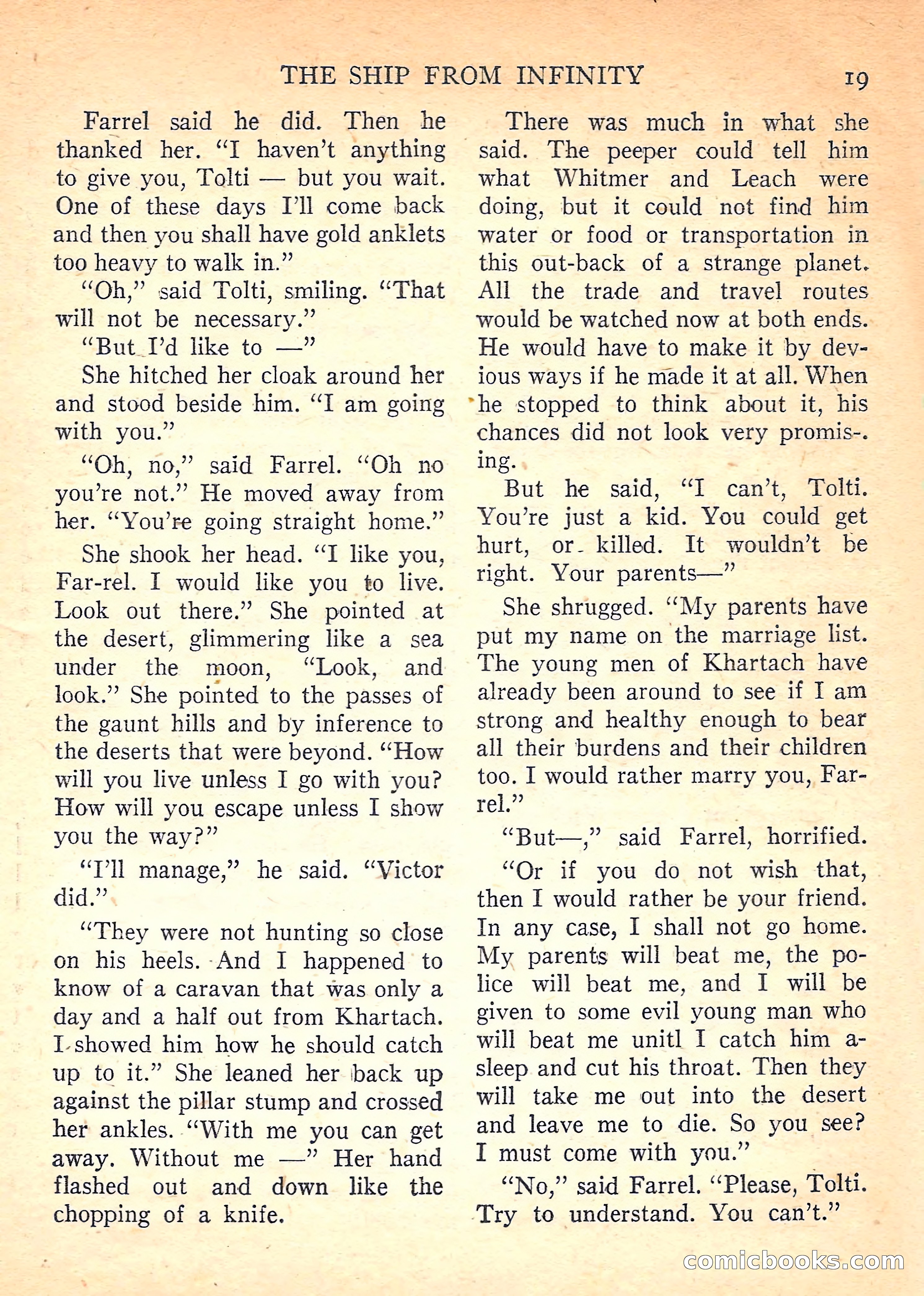 Imaginative Tales, November 1957 — page 19 of 132