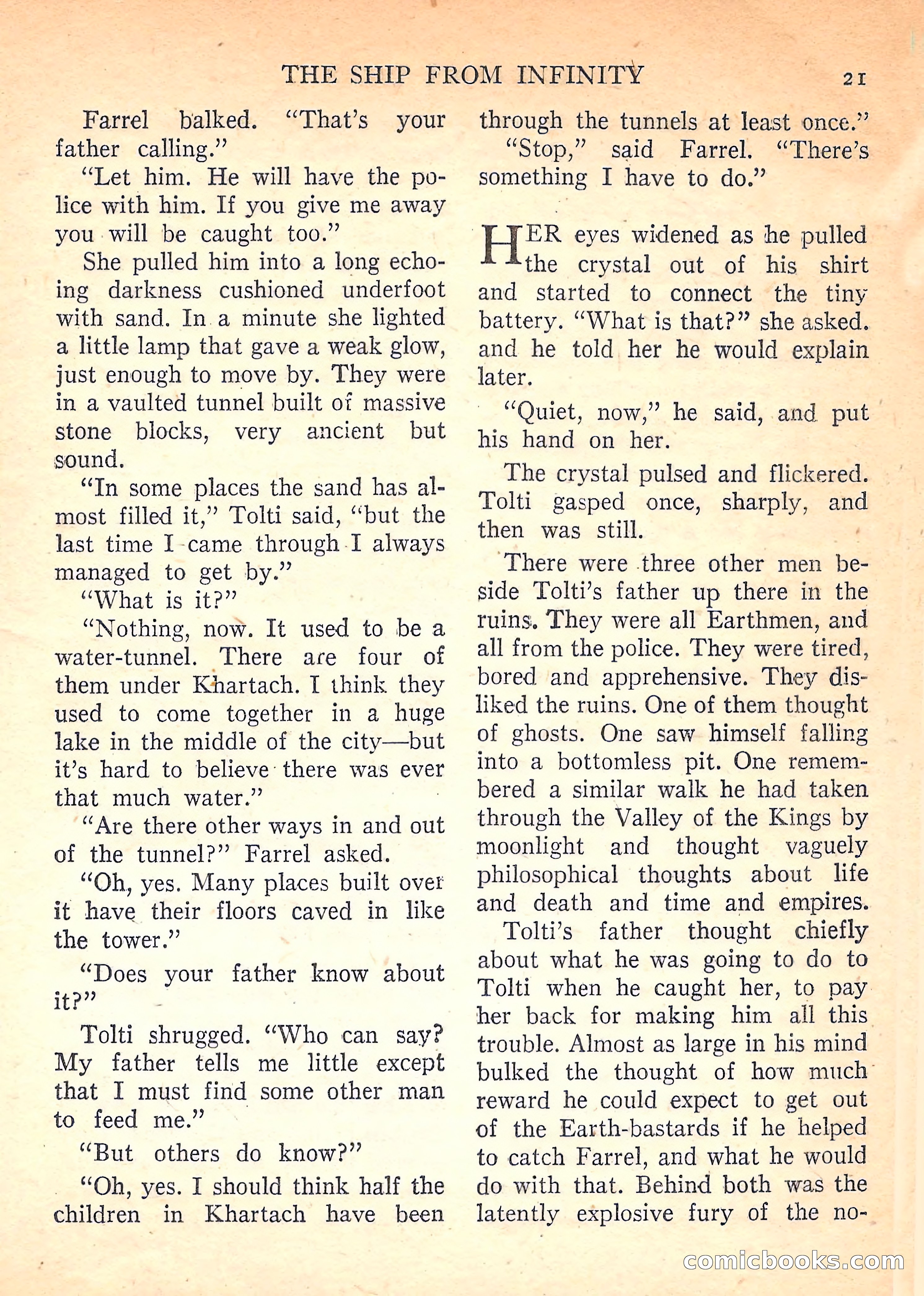 Imaginative Tales, November 1957 — page 21 of 132