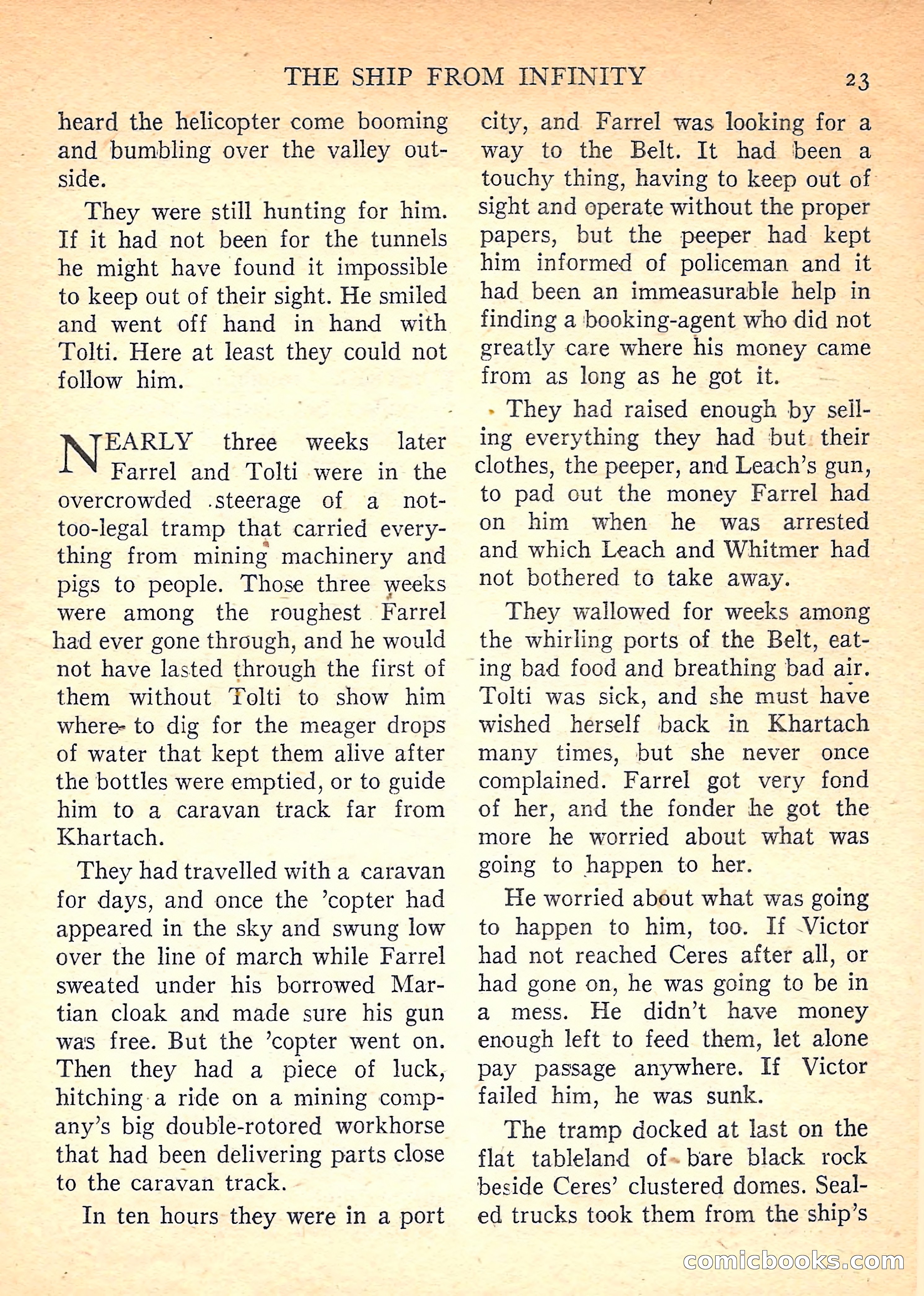 Imaginative Tales, November 1957 — page 23 of 132