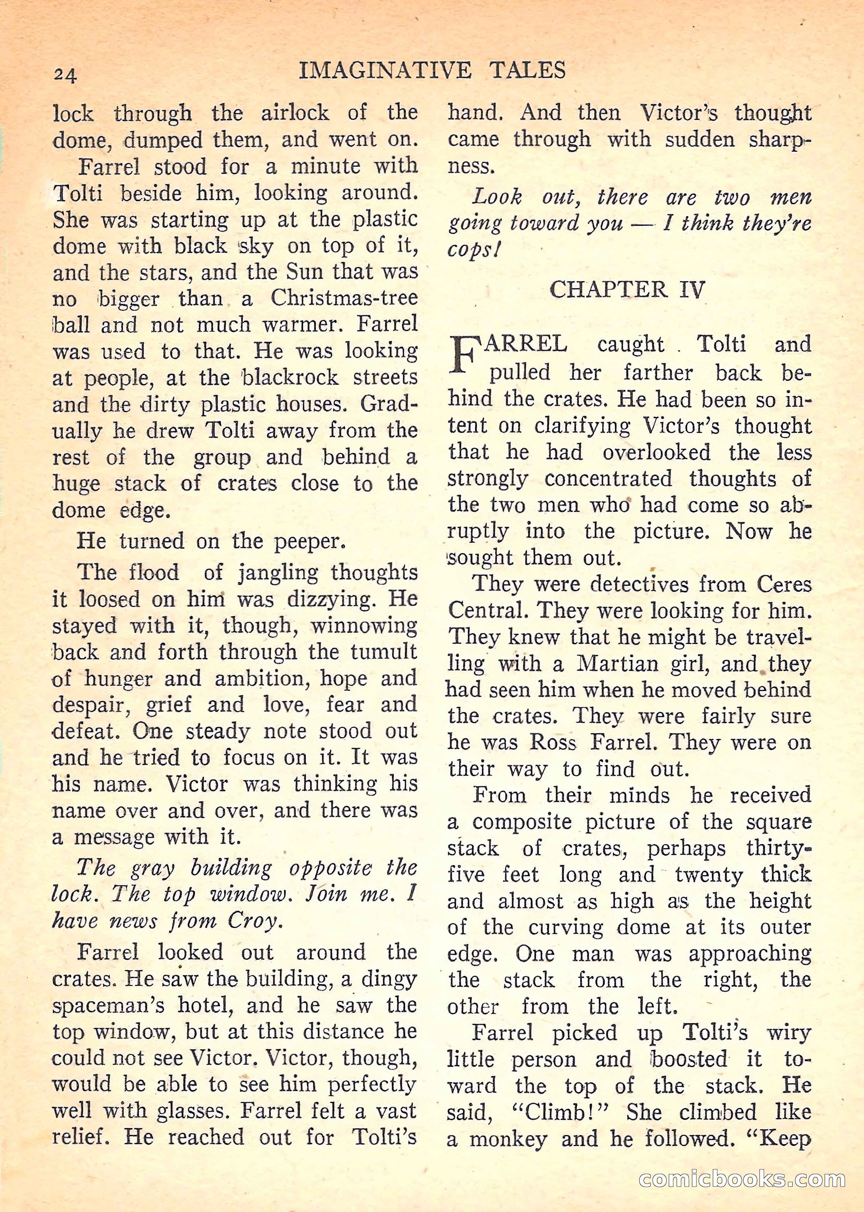 Imaginative Tales, November 1957 — page 24 of 132