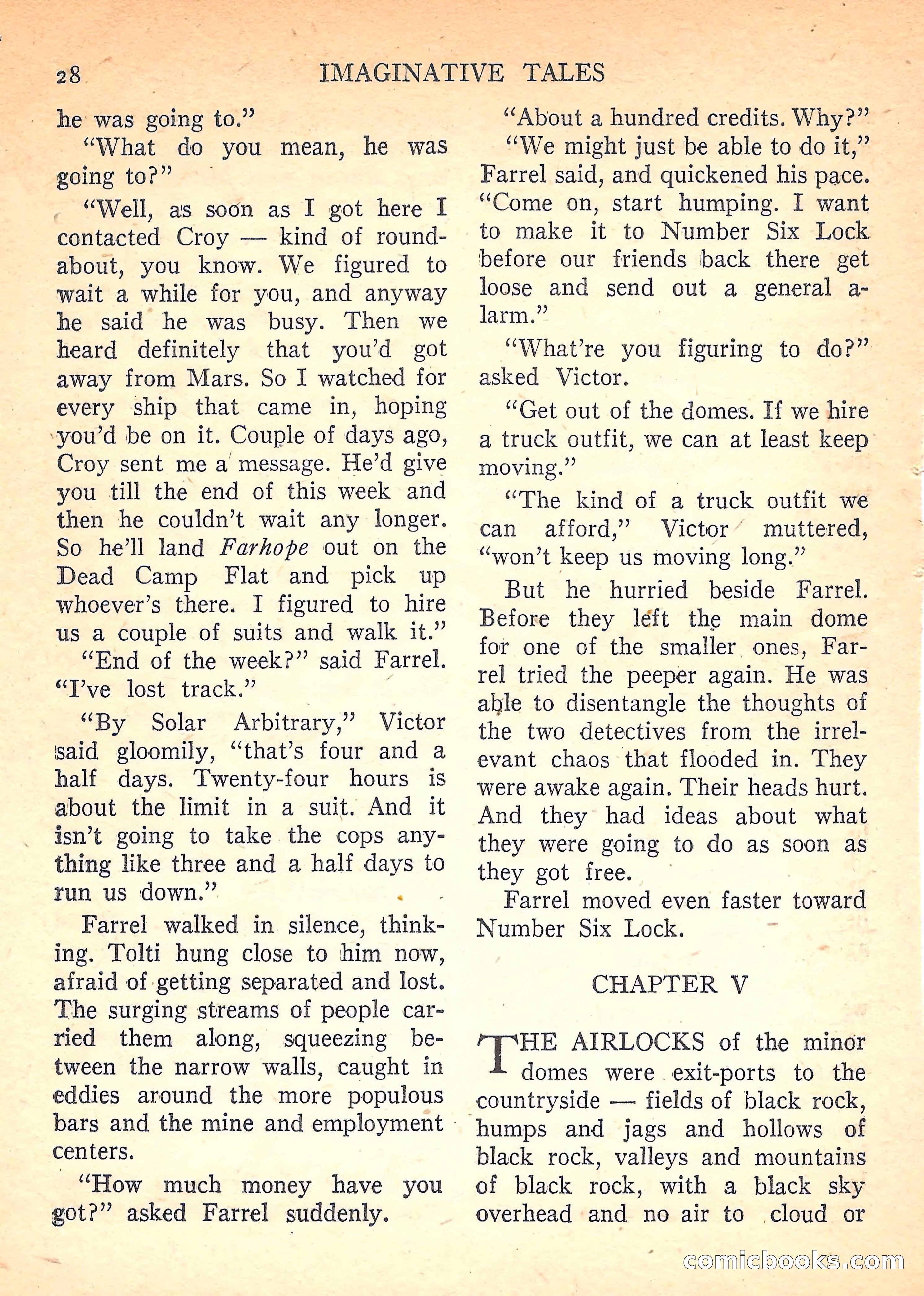 Imaginative Tales, November 1957 — page 28 of 132