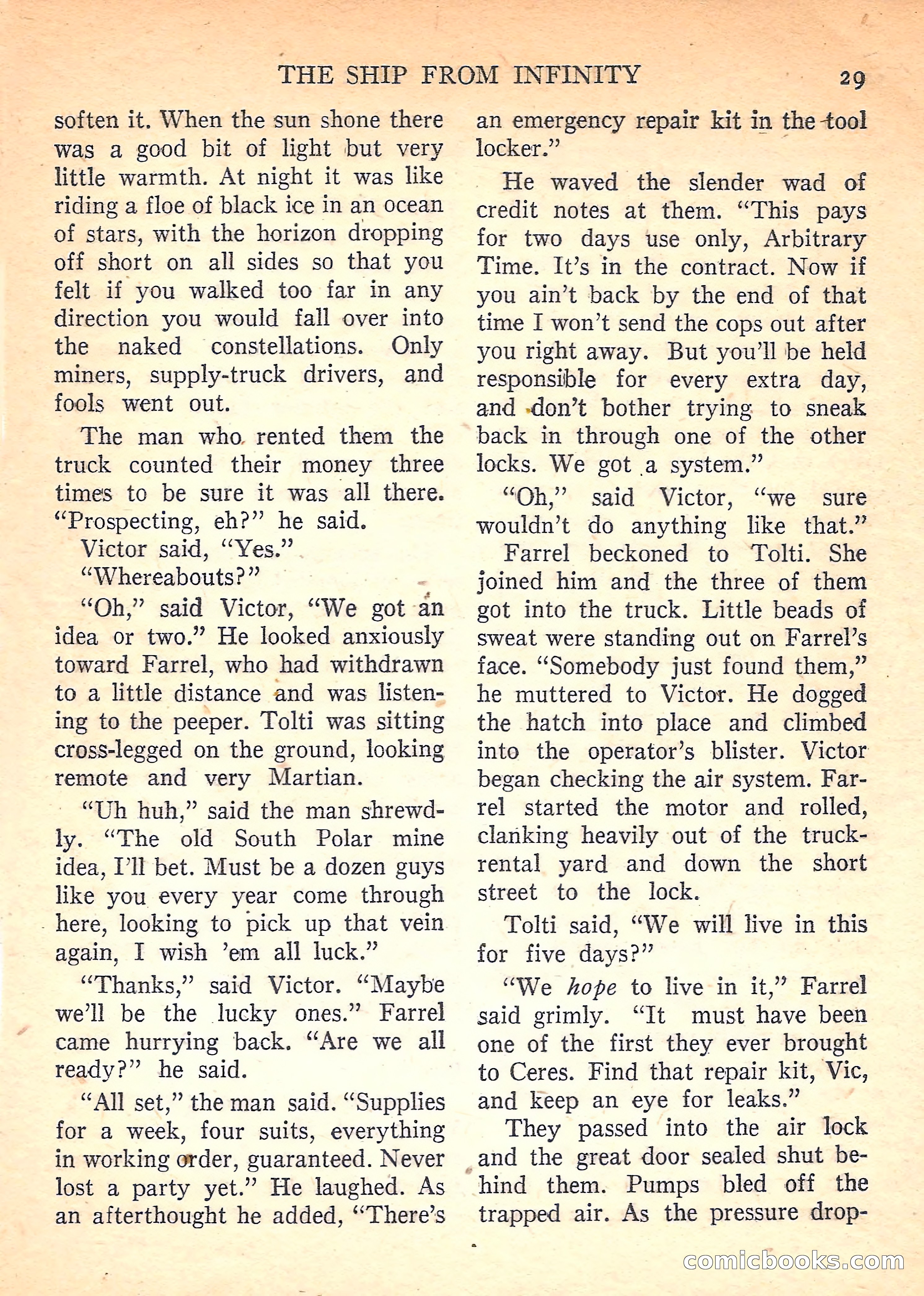 Imaginative Tales, November 1957 — page 29 of 132