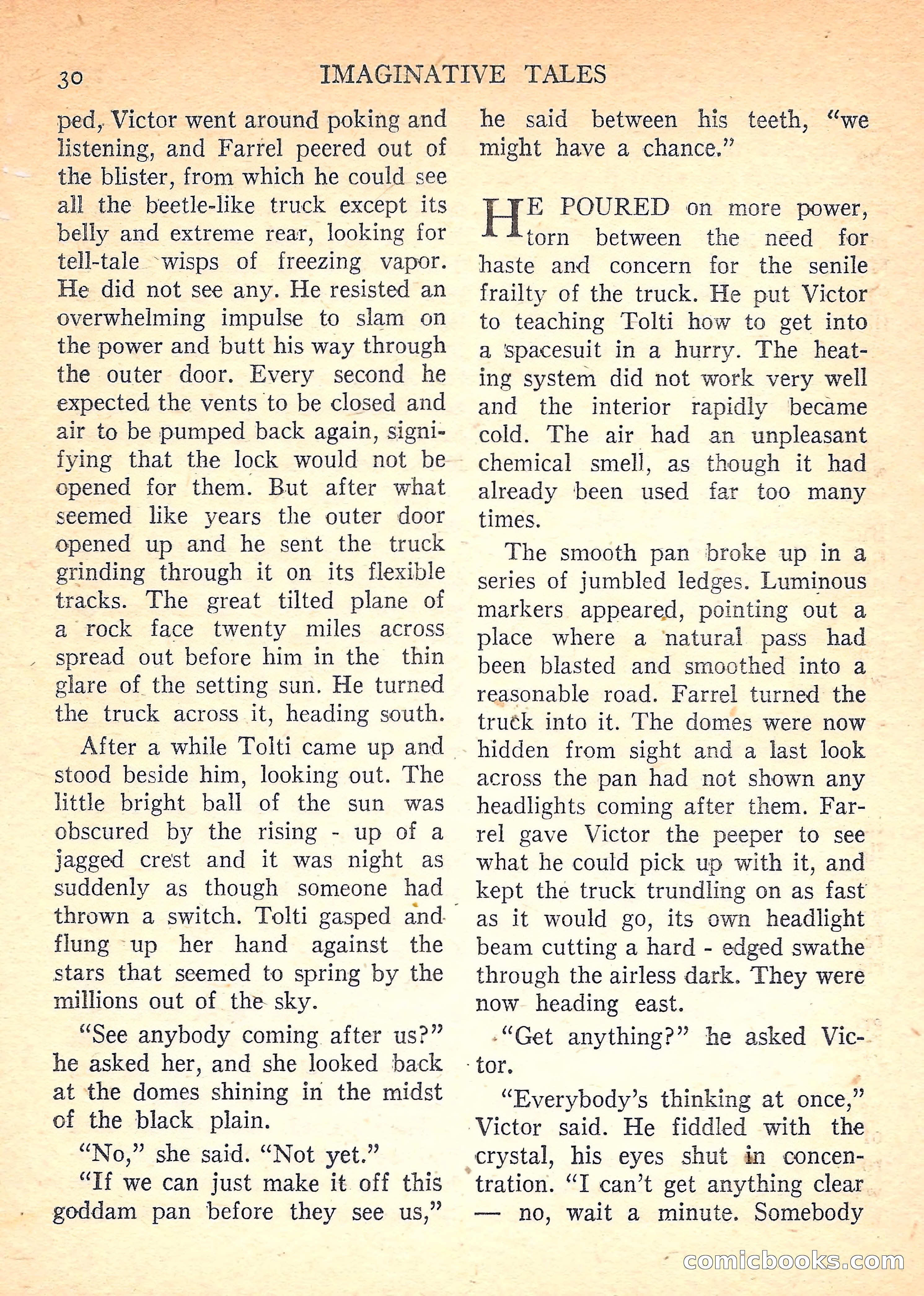 Imaginative Tales, November 1957 — page 30 of 132