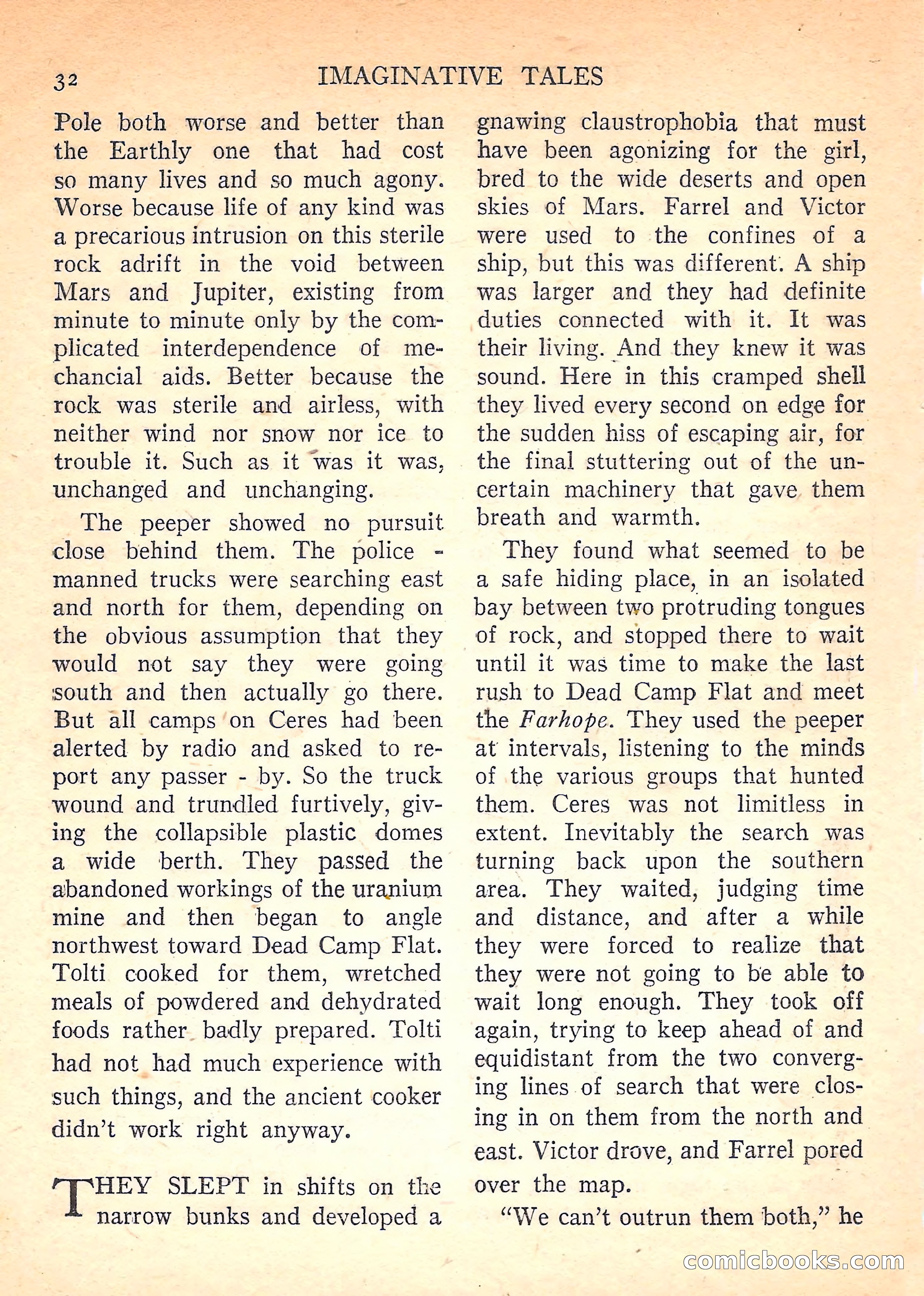 Imaginative Tales, November 1957 — page 32 of 132
