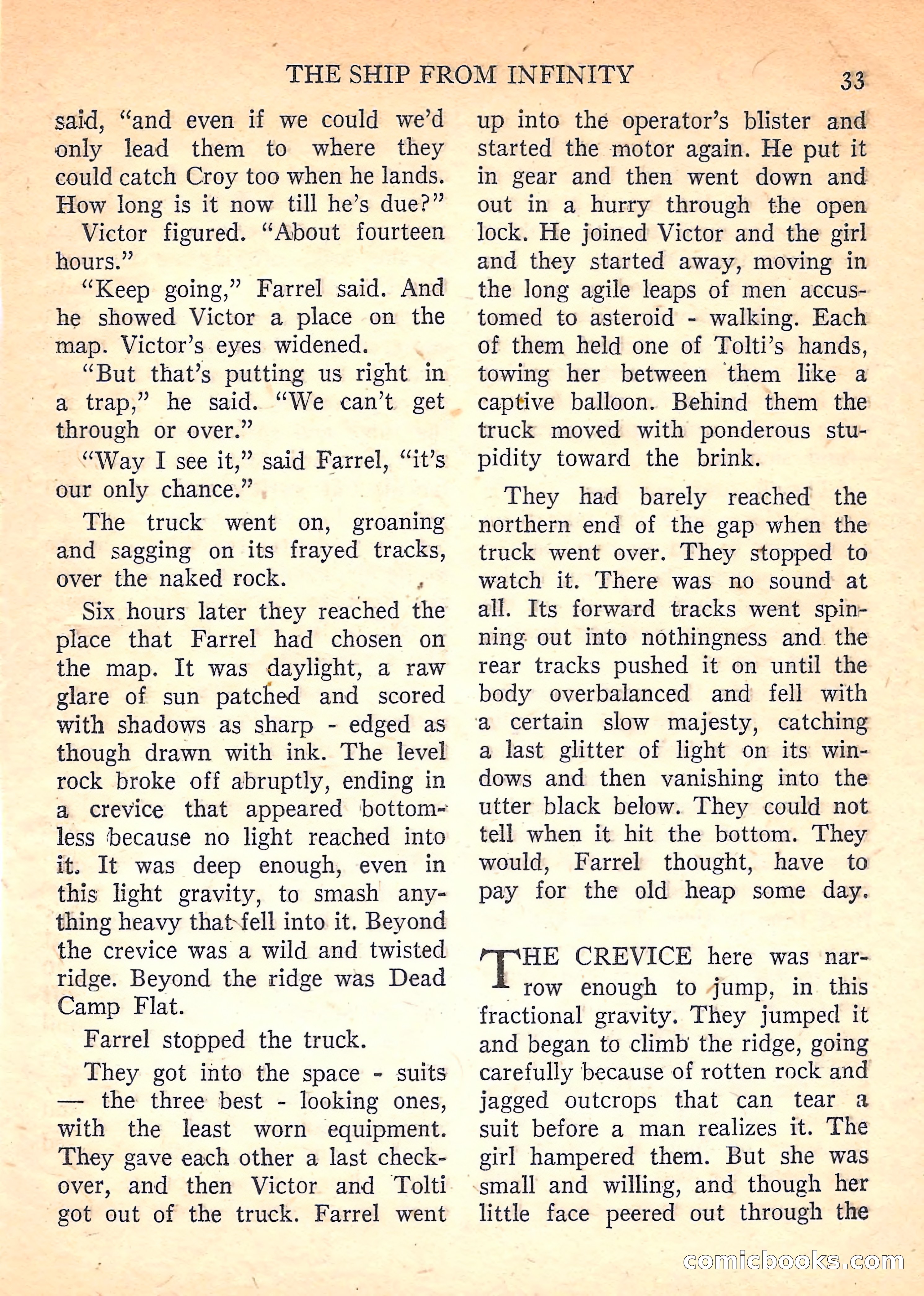 Imaginative Tales, November 1957 — page 33 of 132