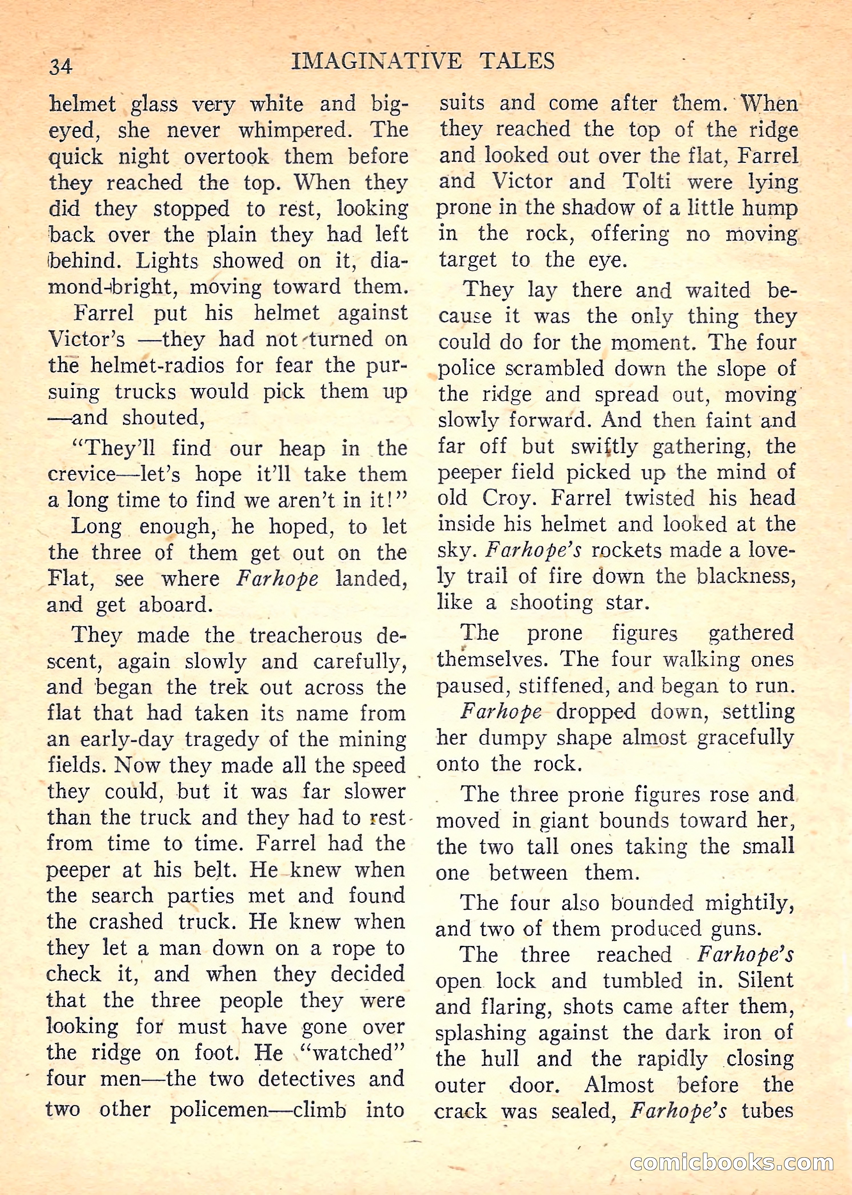 Imaginative Tales, November 1957 — page 34 of 132