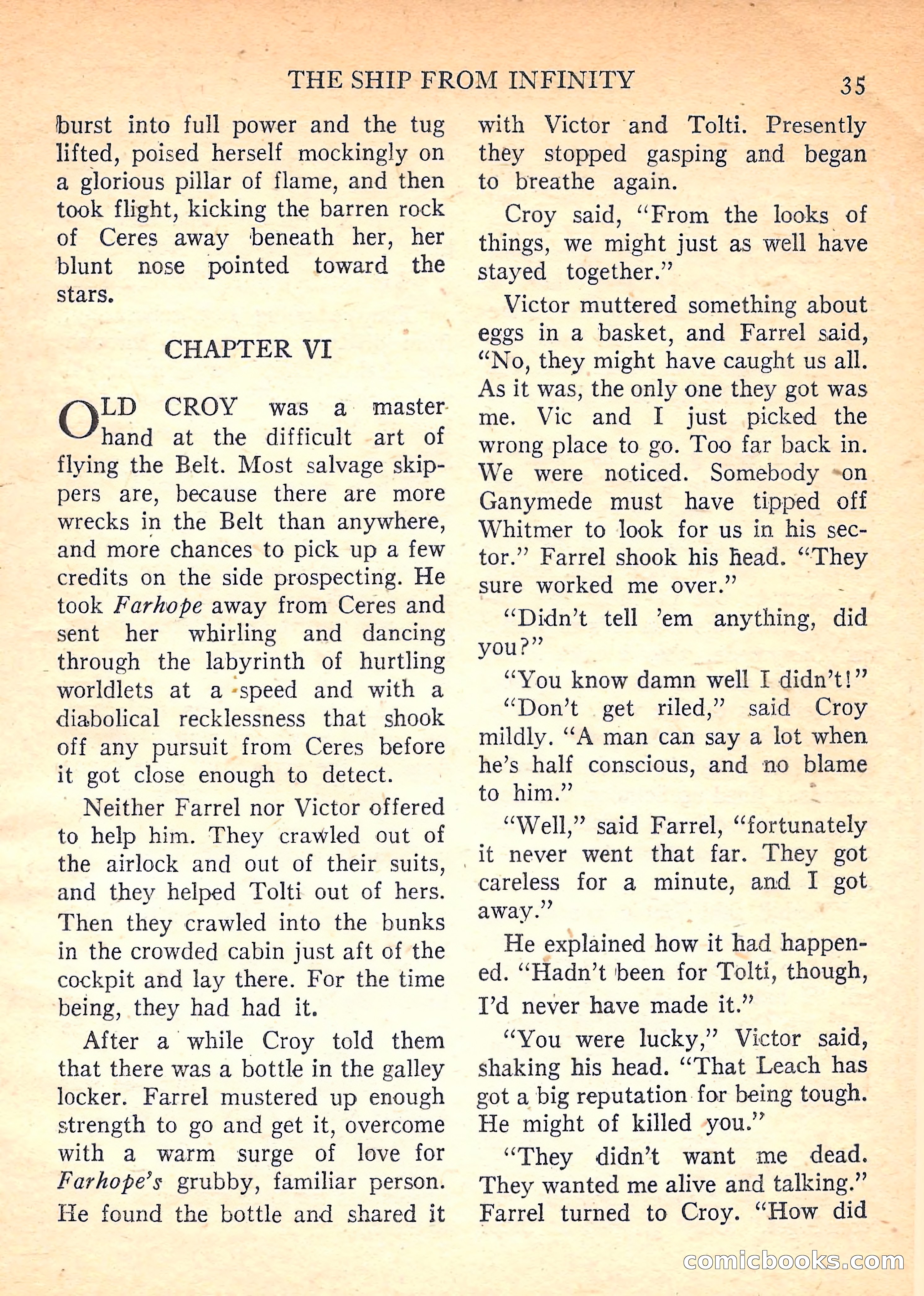 Imaginative Tales, November 1957 — page 35 of 132