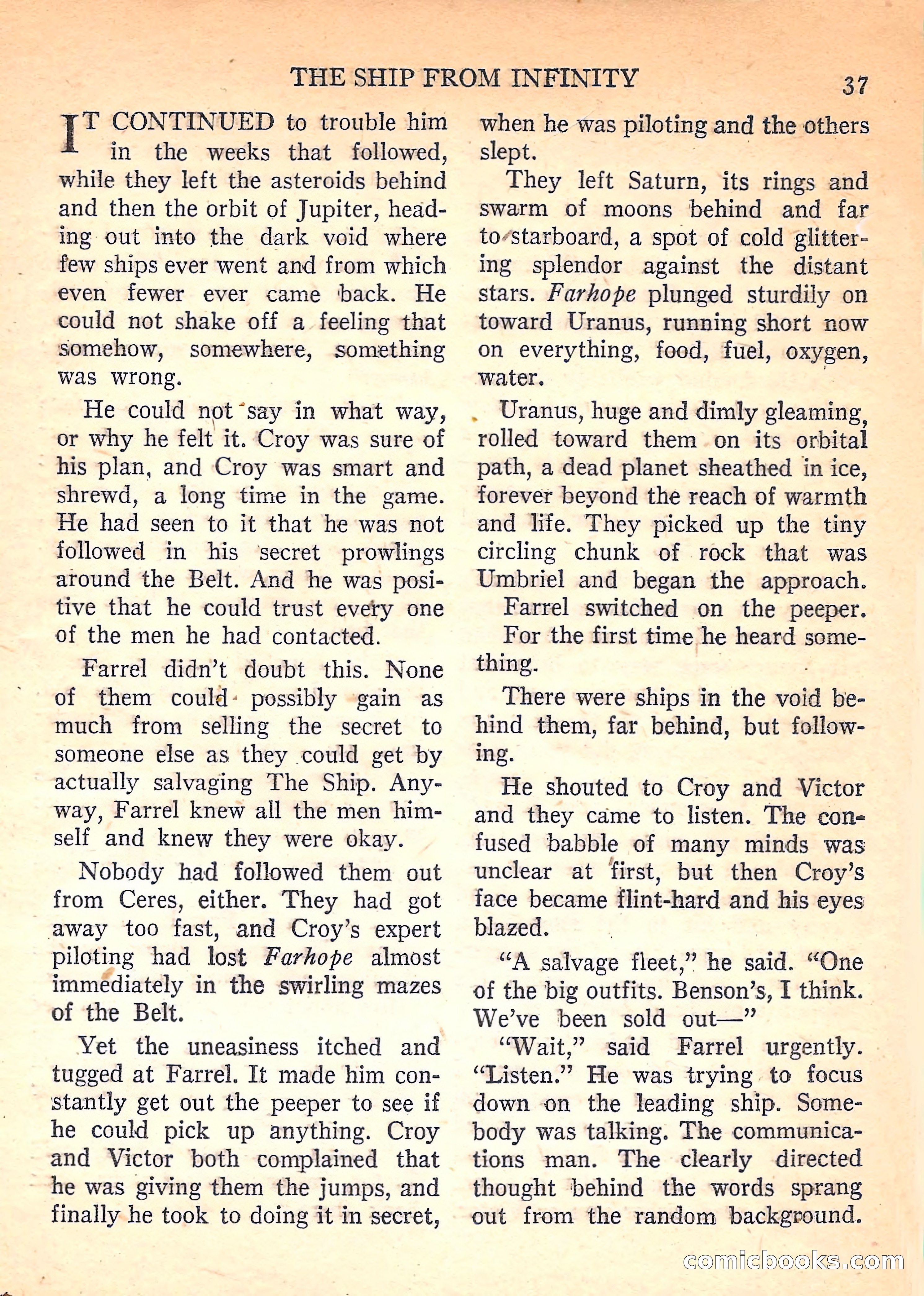 Imaginative Tales, November 1957 — page 37 of 132