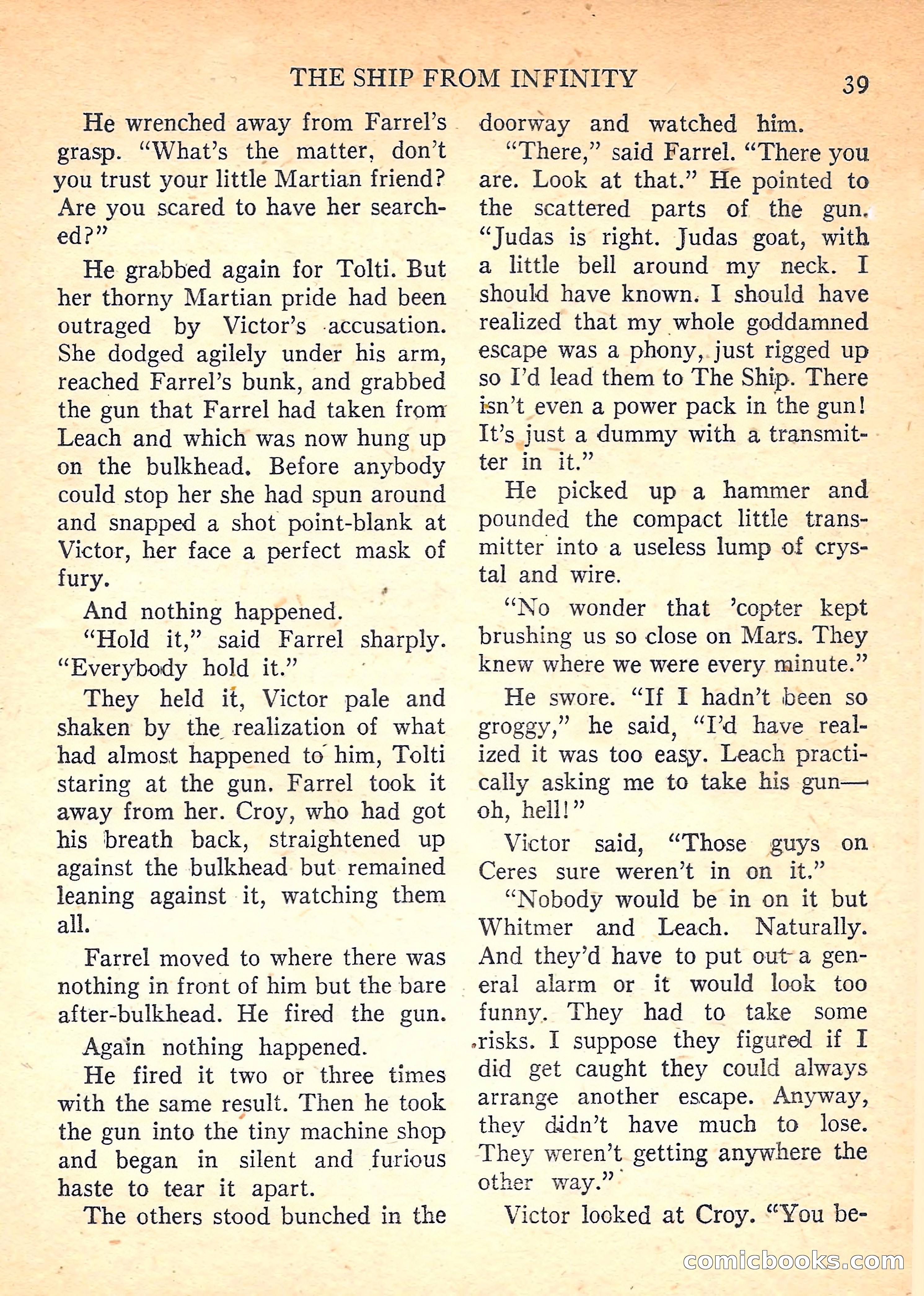 Imaginative Tales, November 1957 — page 39 of 132