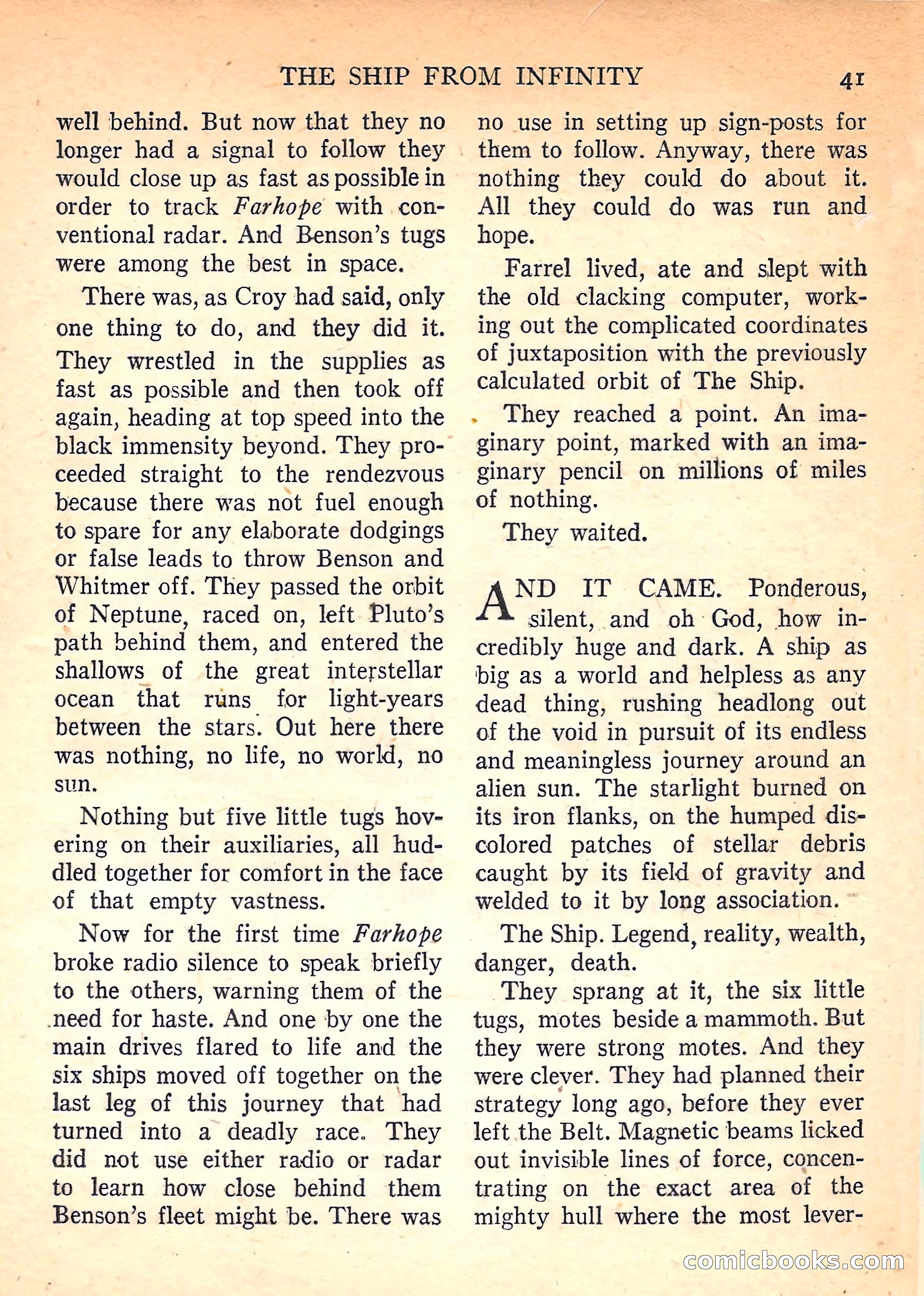 Imaginative Tales, November 1957 — page 41 of 132