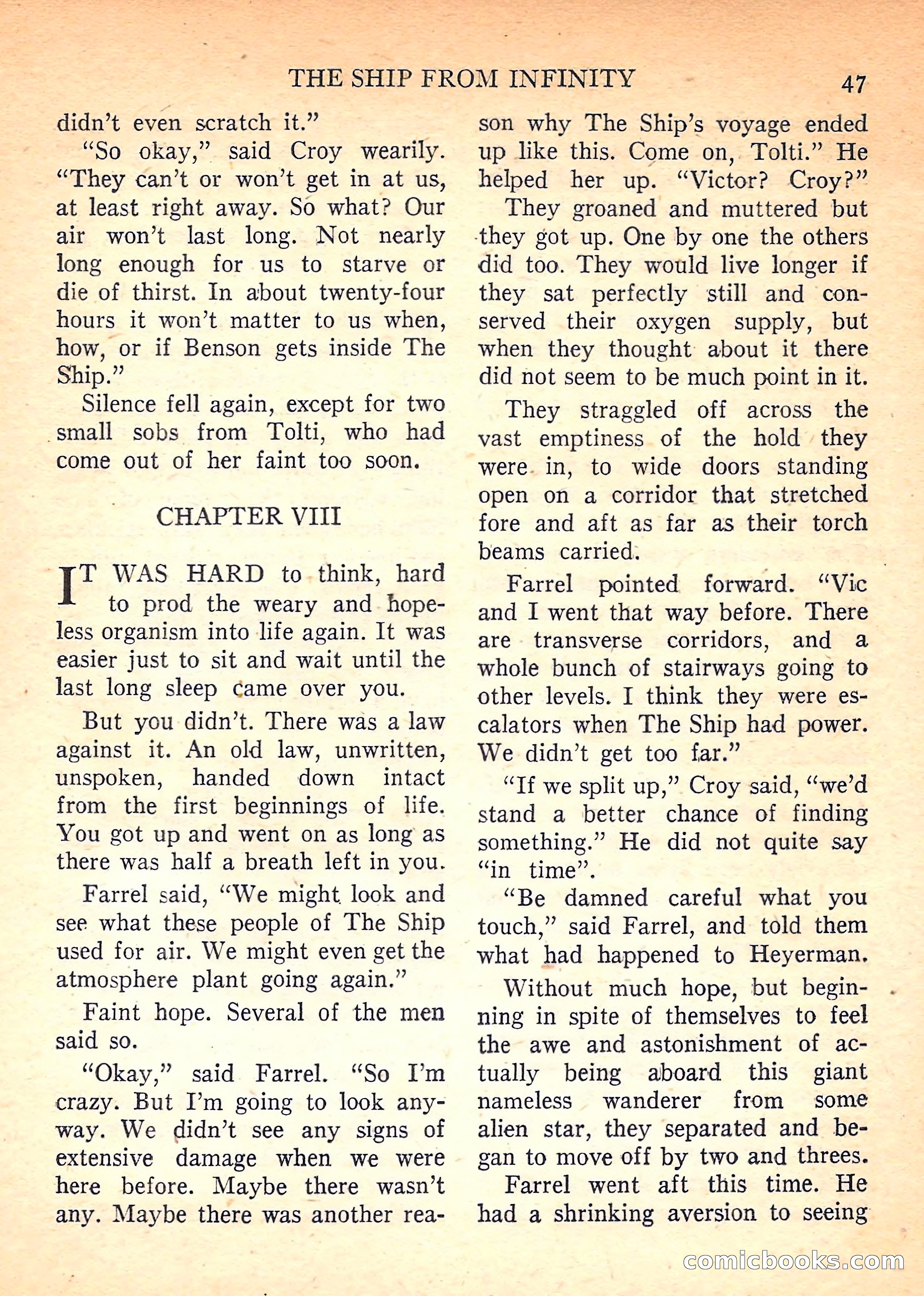 Imaginative Tales, November 1957 — page 47 of 132