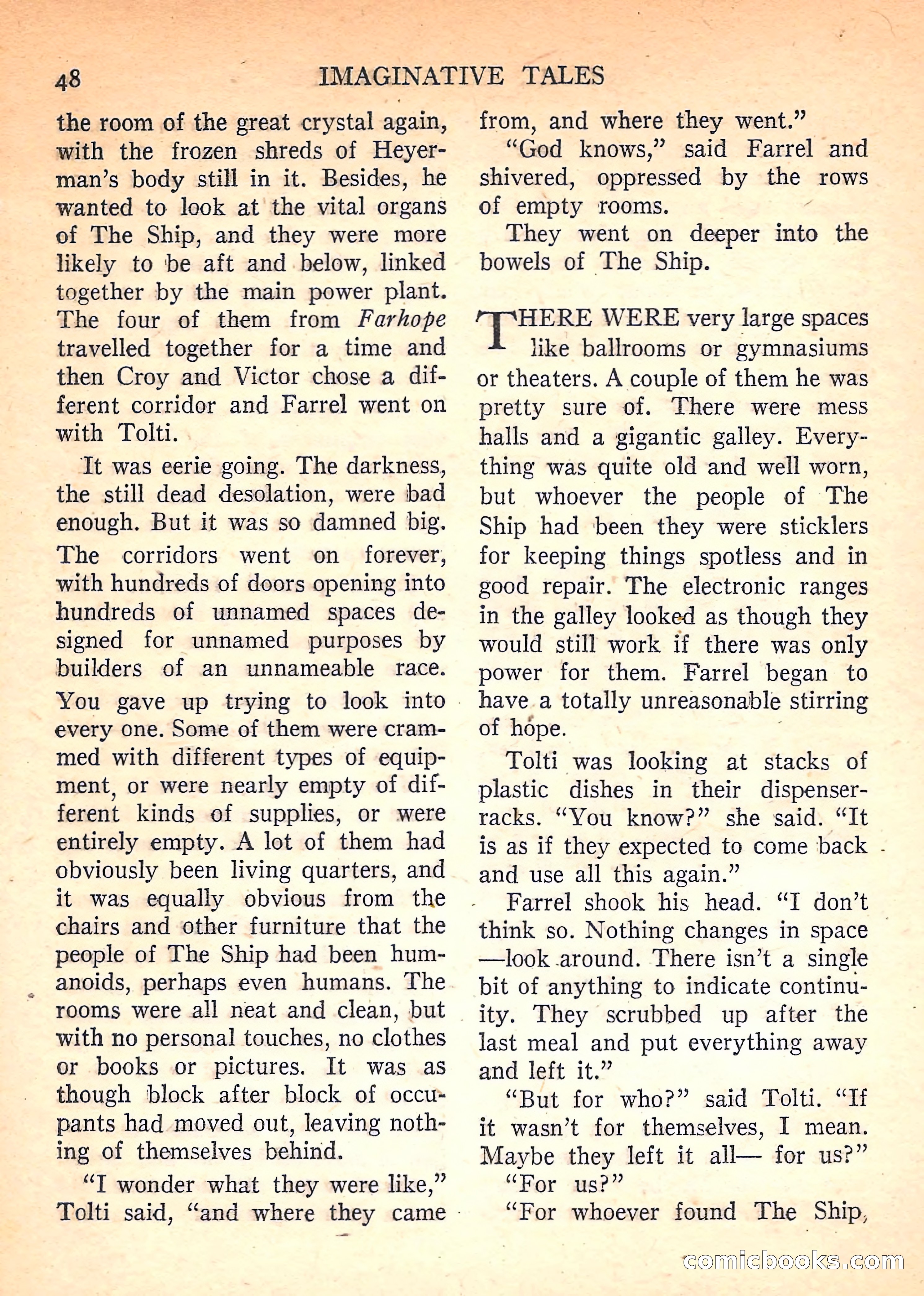 Imaginative Tales, November 1957 — page 48 of 132