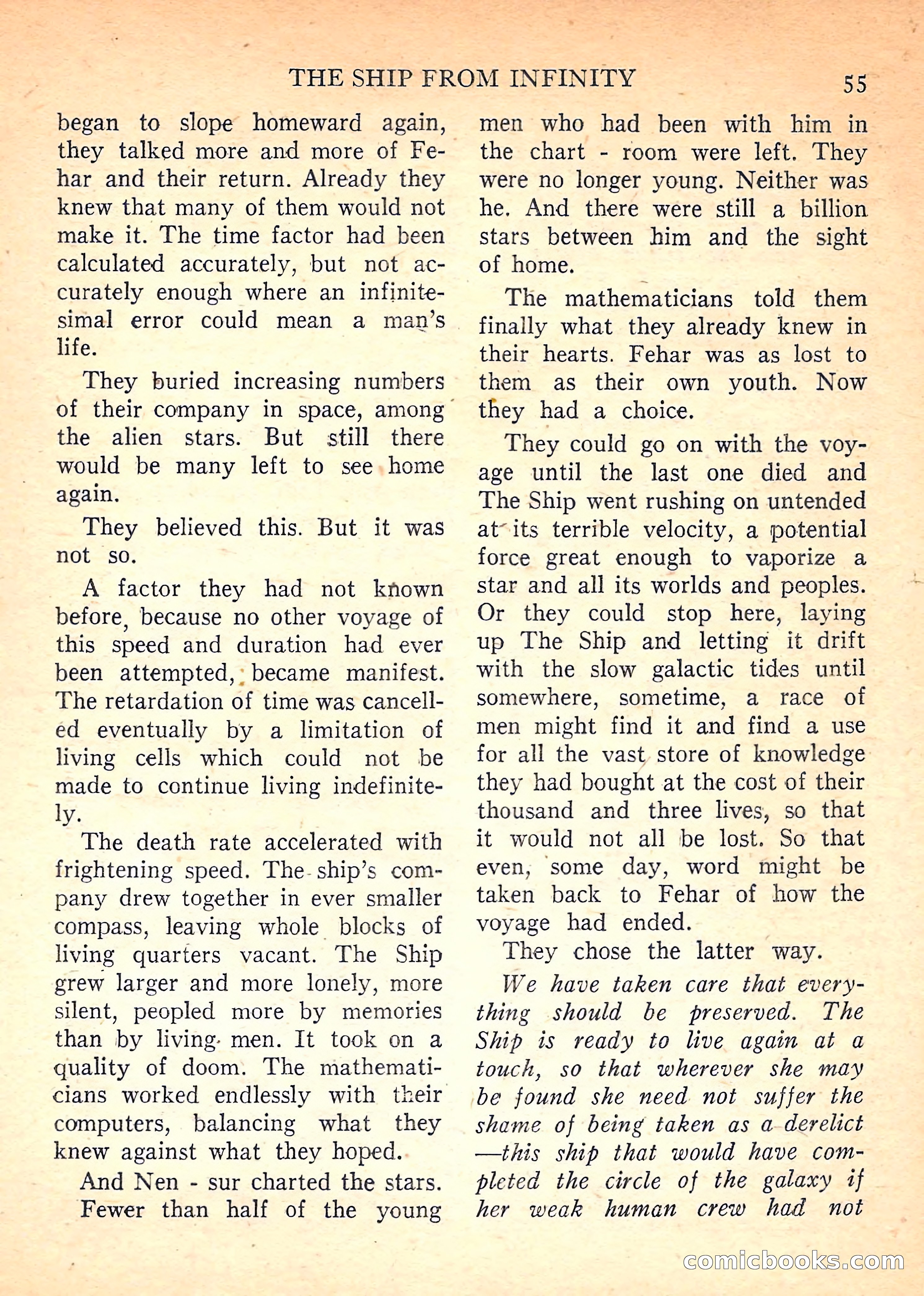 Imaginative Tales, November 1957 — page 55 of 132