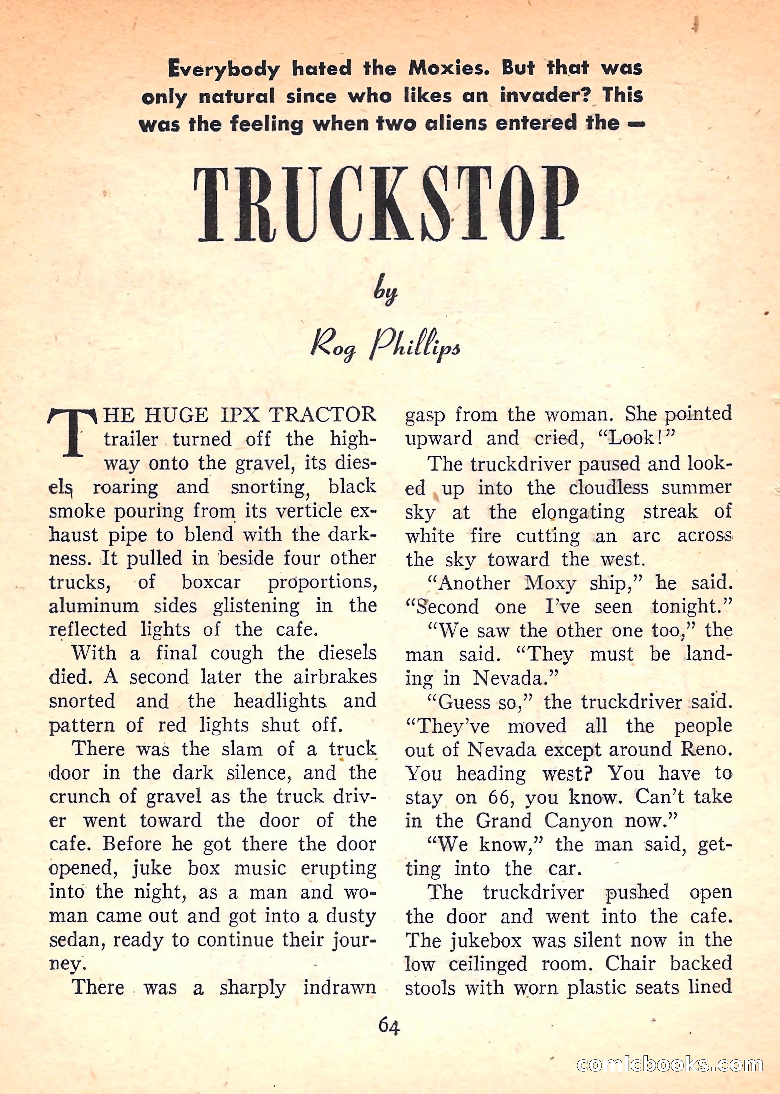 Imaginative Tales, November 1957 — page 64 of 132