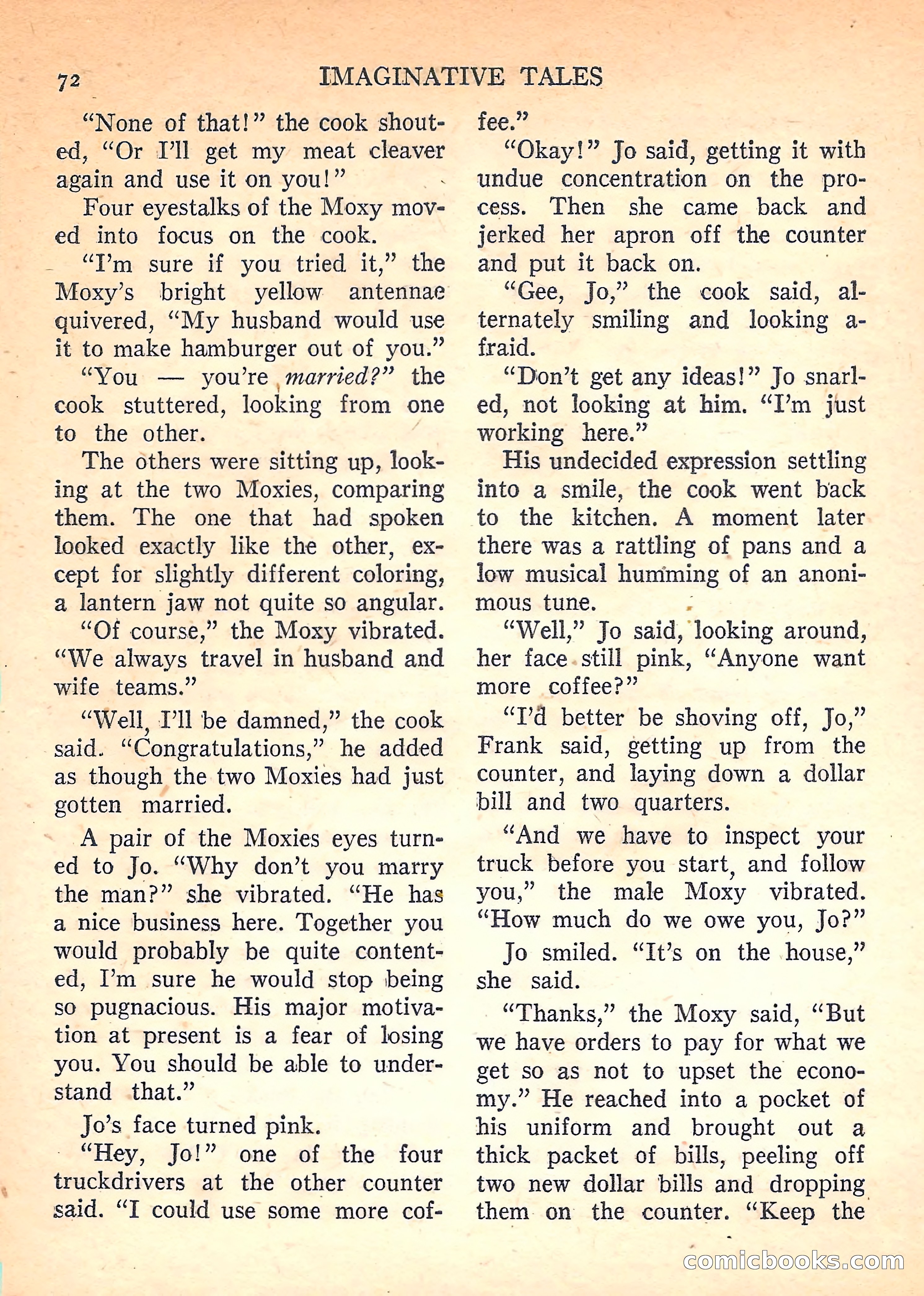 Imaginative Tales, November 1957 — page 72 of 132