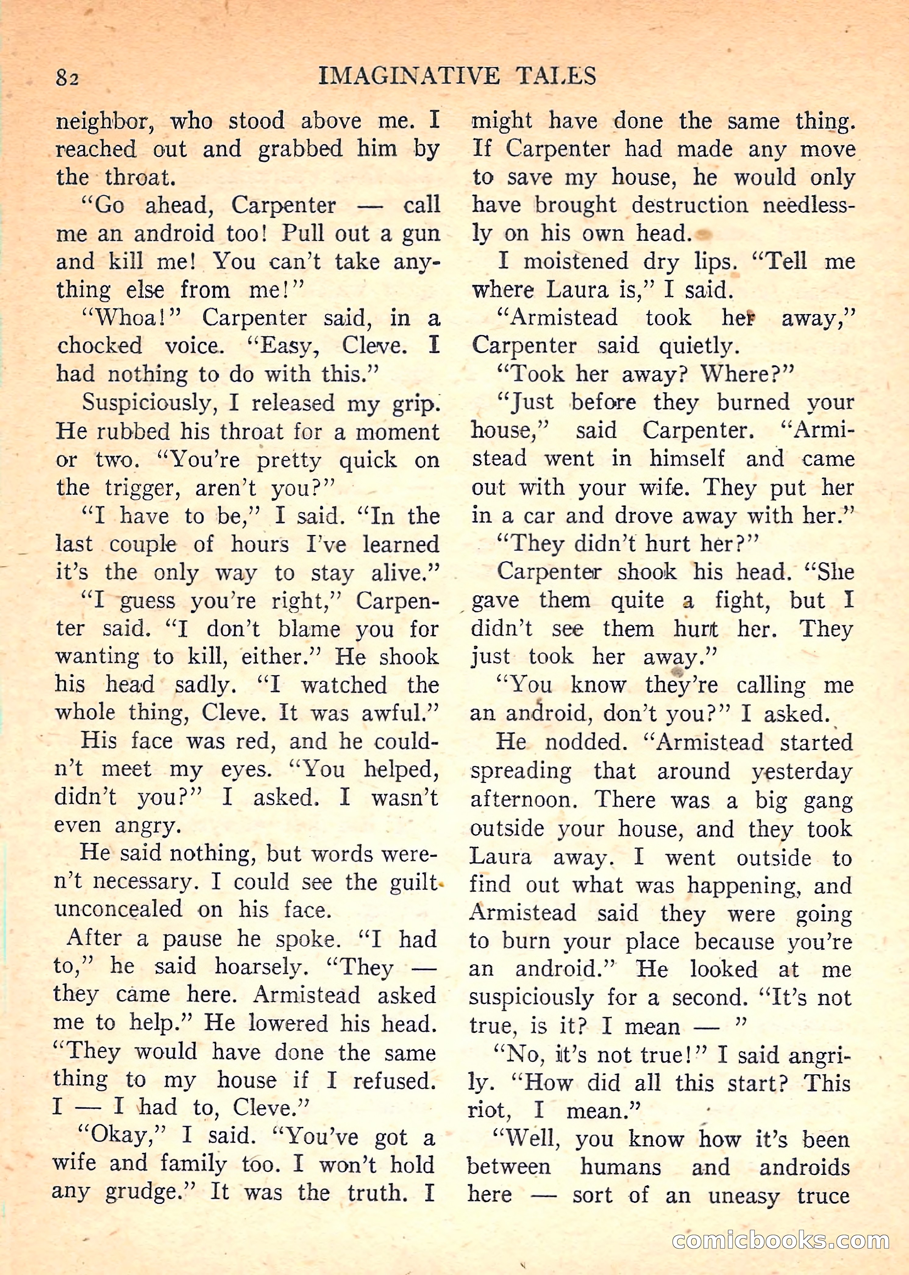 Imaginative Tales, November 1957 — page 82 of 132