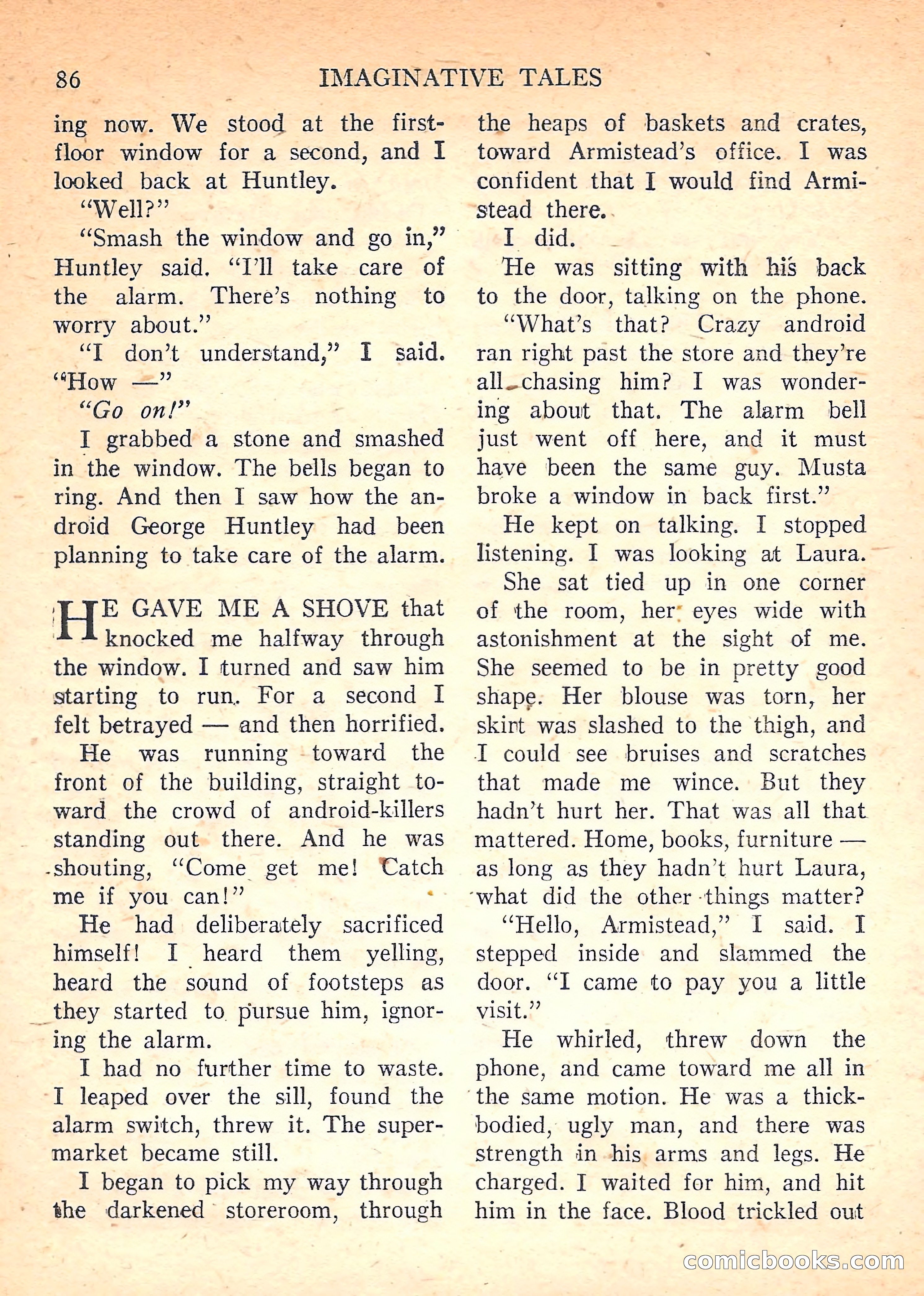 Imaginative Tales, November 1957 — page 86 of 132