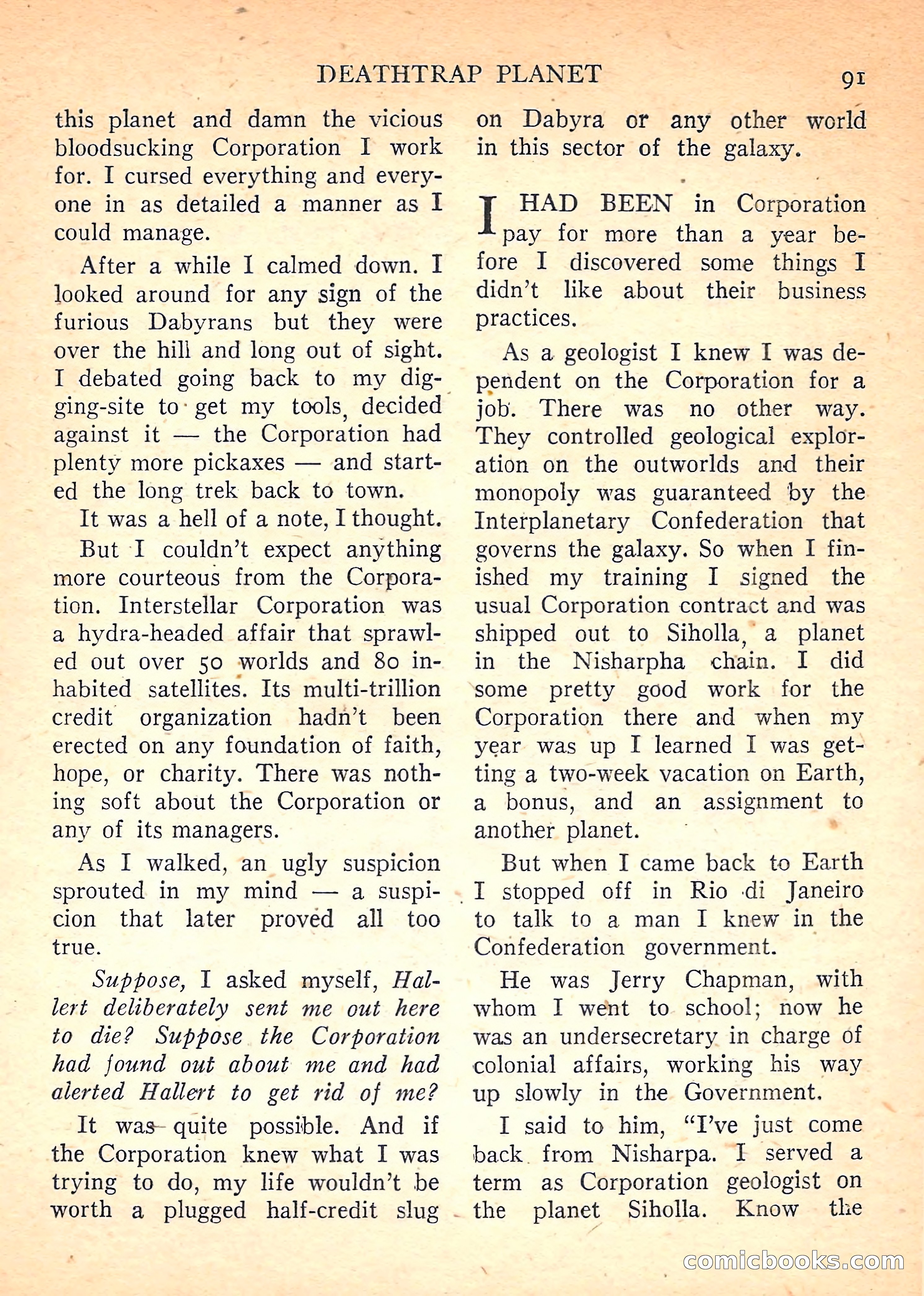 Imaginative Tales, November 1957 — page 91 of 132