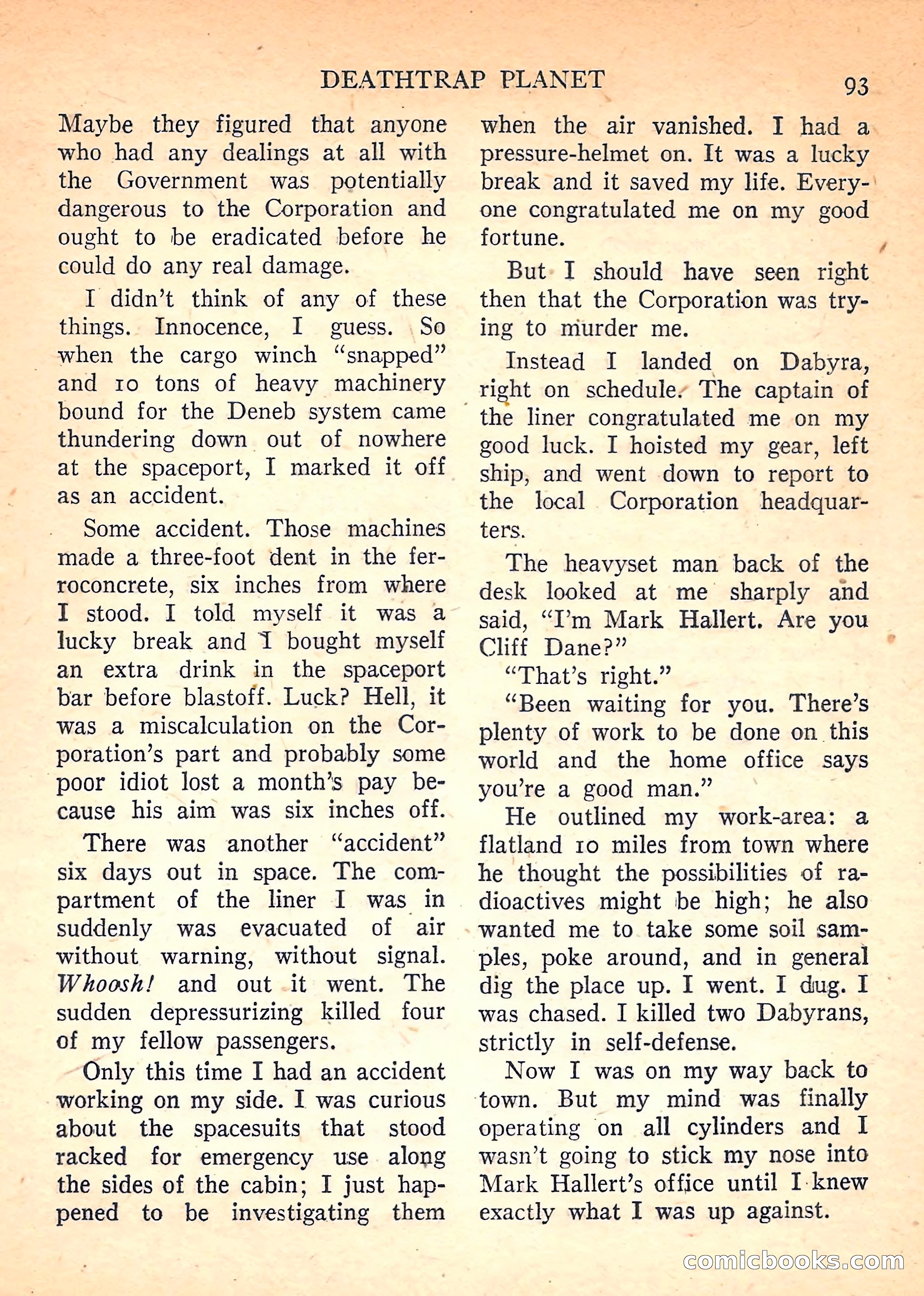 Imaginative Tales, November 1957 — page 93 of 132