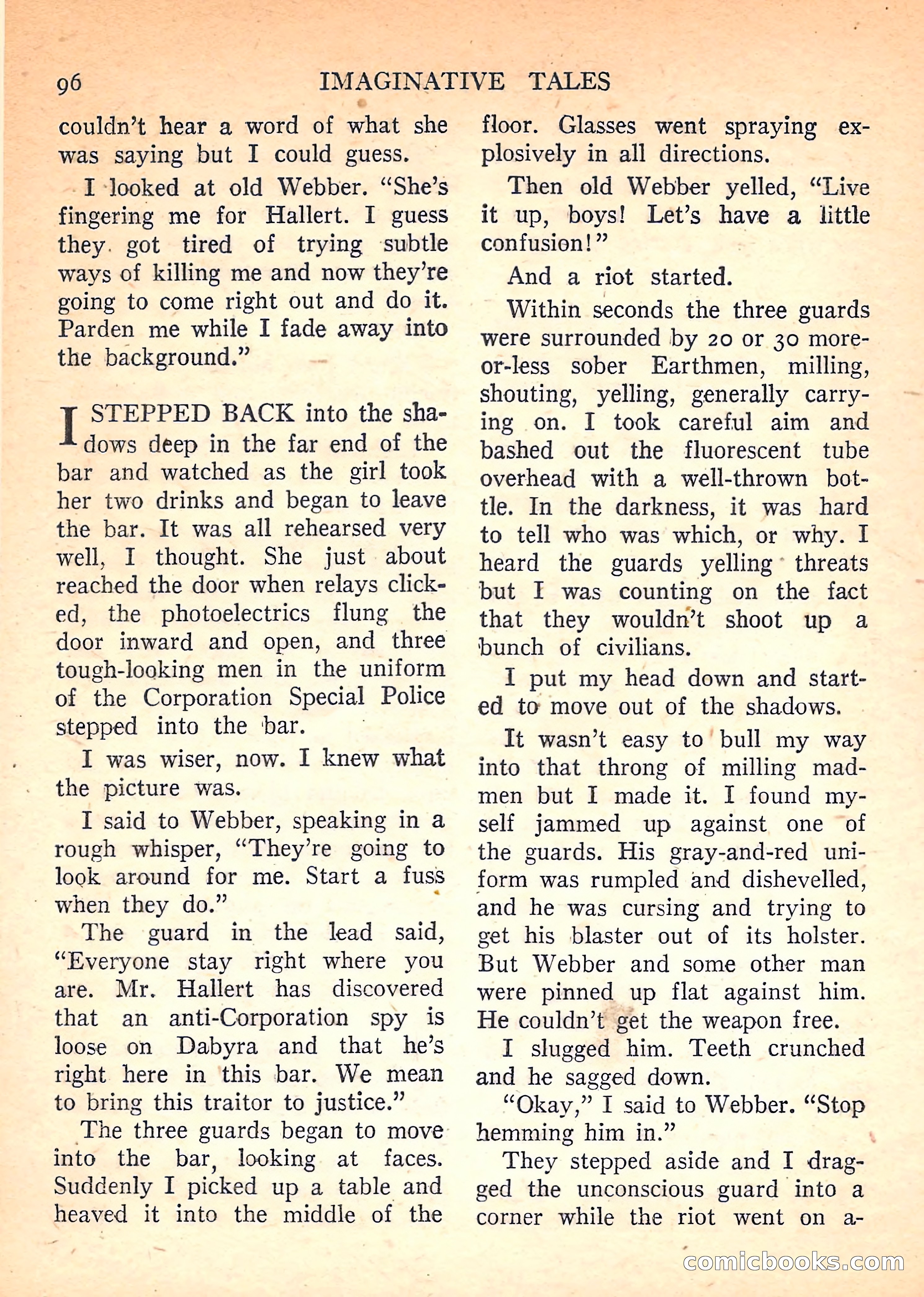Imaginative Tales, November 1957 — page 96 of 132