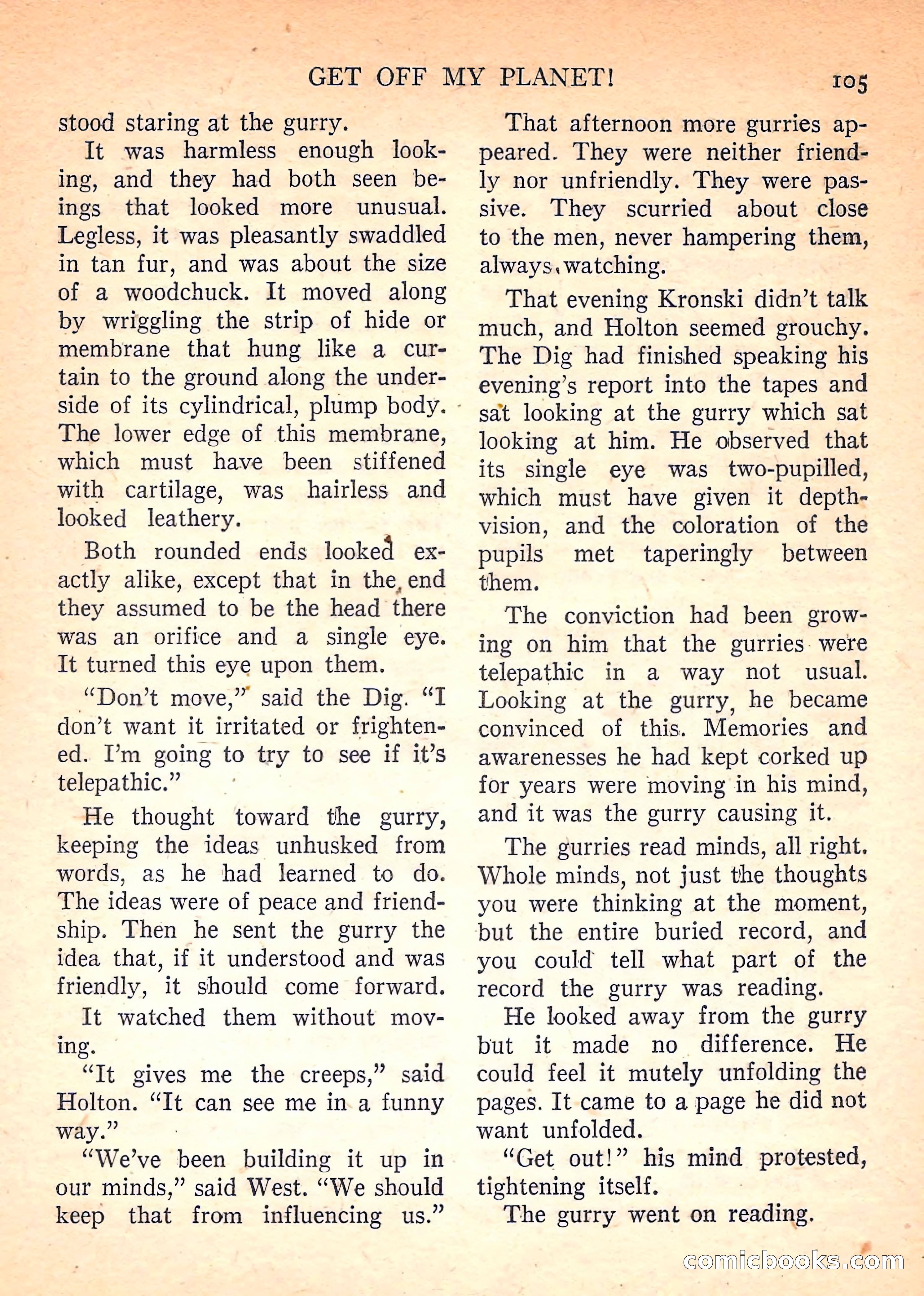 Imaginative Tales, November 1957 — page 105 of 132