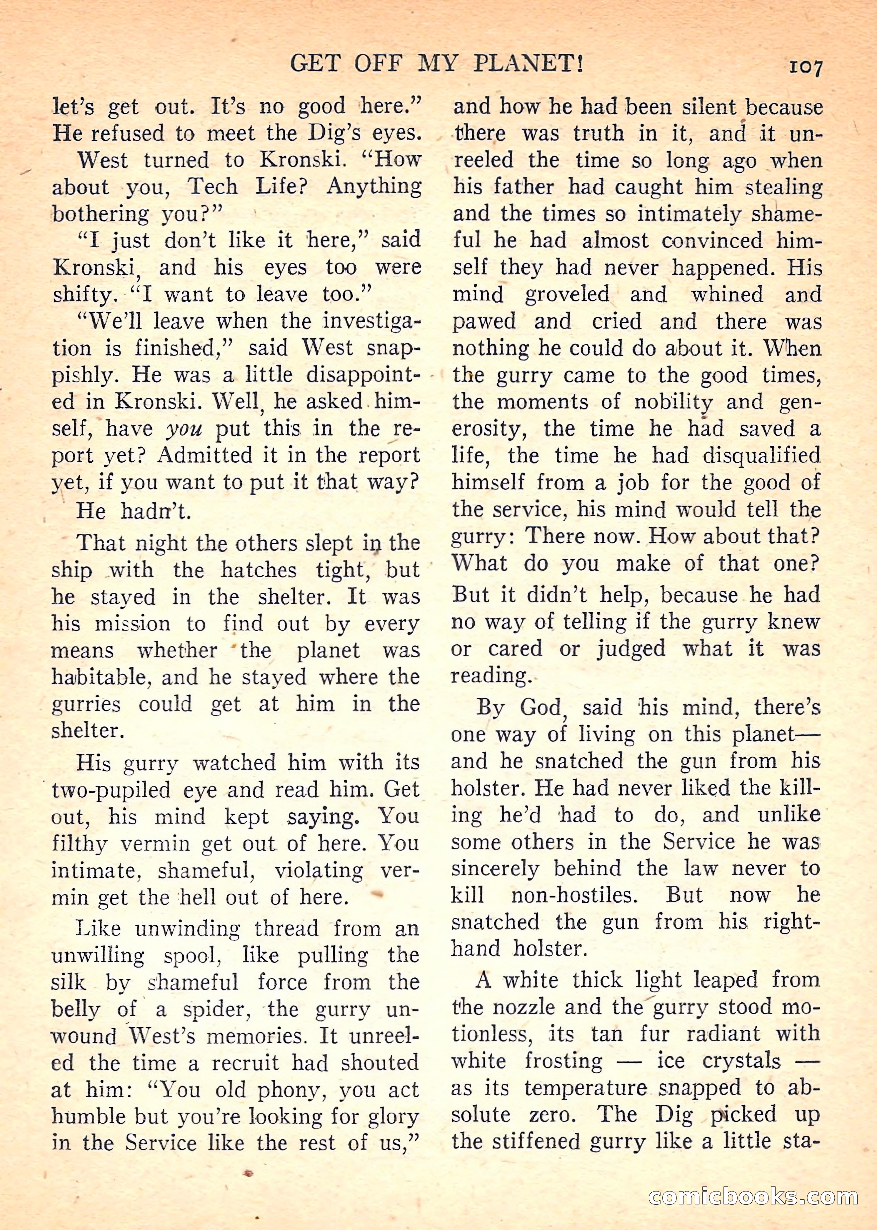 Imaginative Tales, November 1957 — page 107 of 132