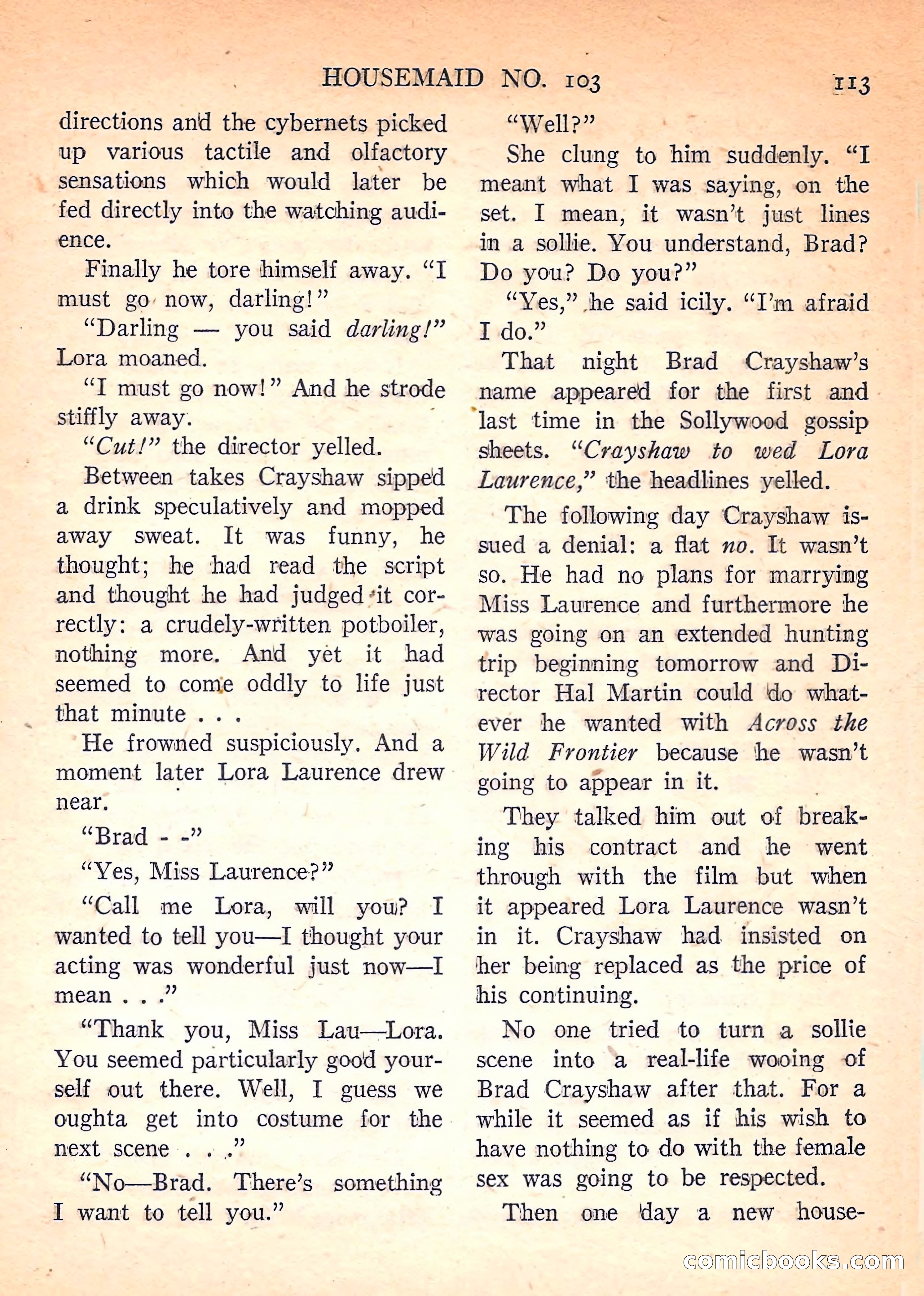 Imaginative Tales, November 1957 — page 113 of 132