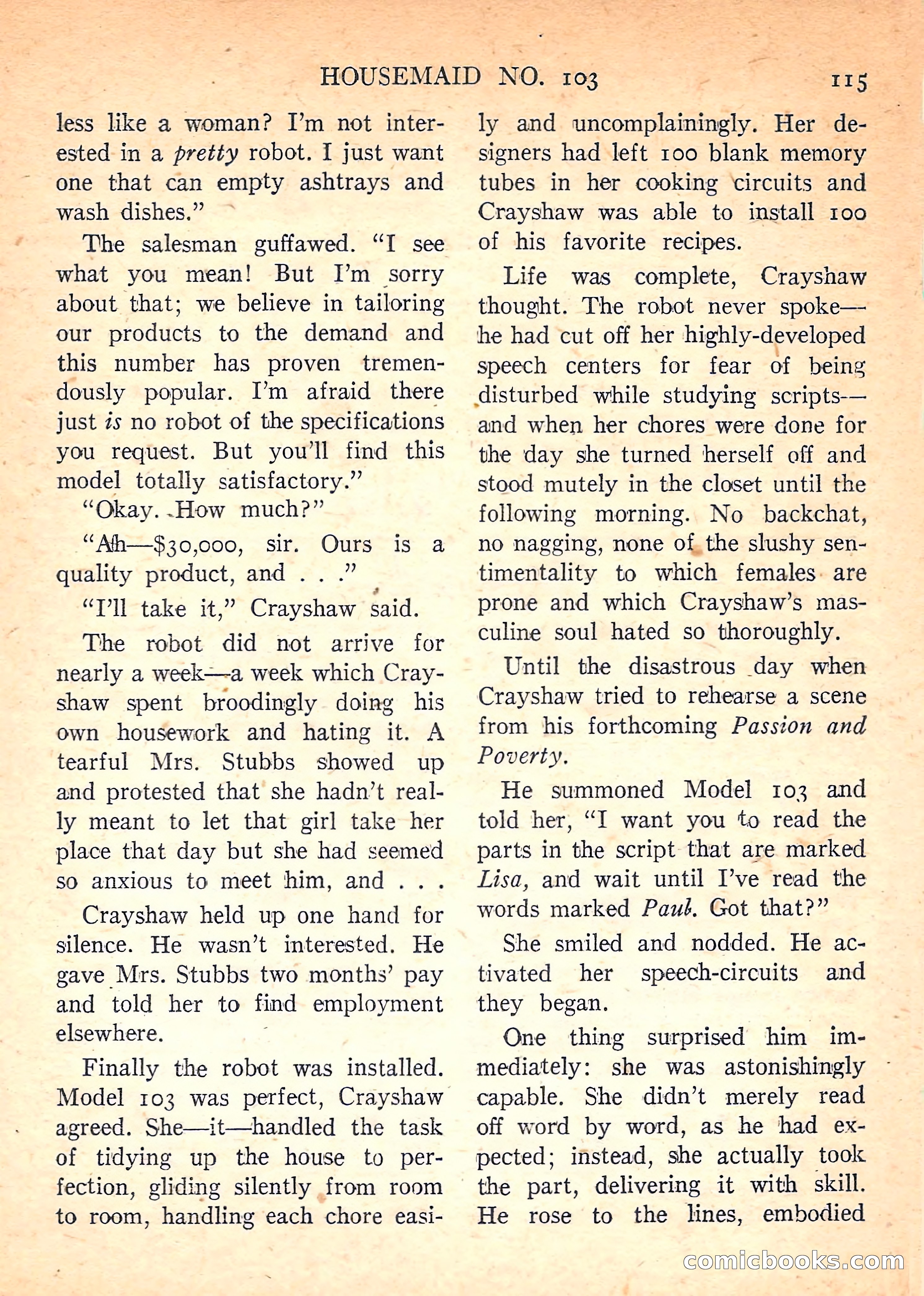 Imaginative Tales, November 1957 — page 115 of 132