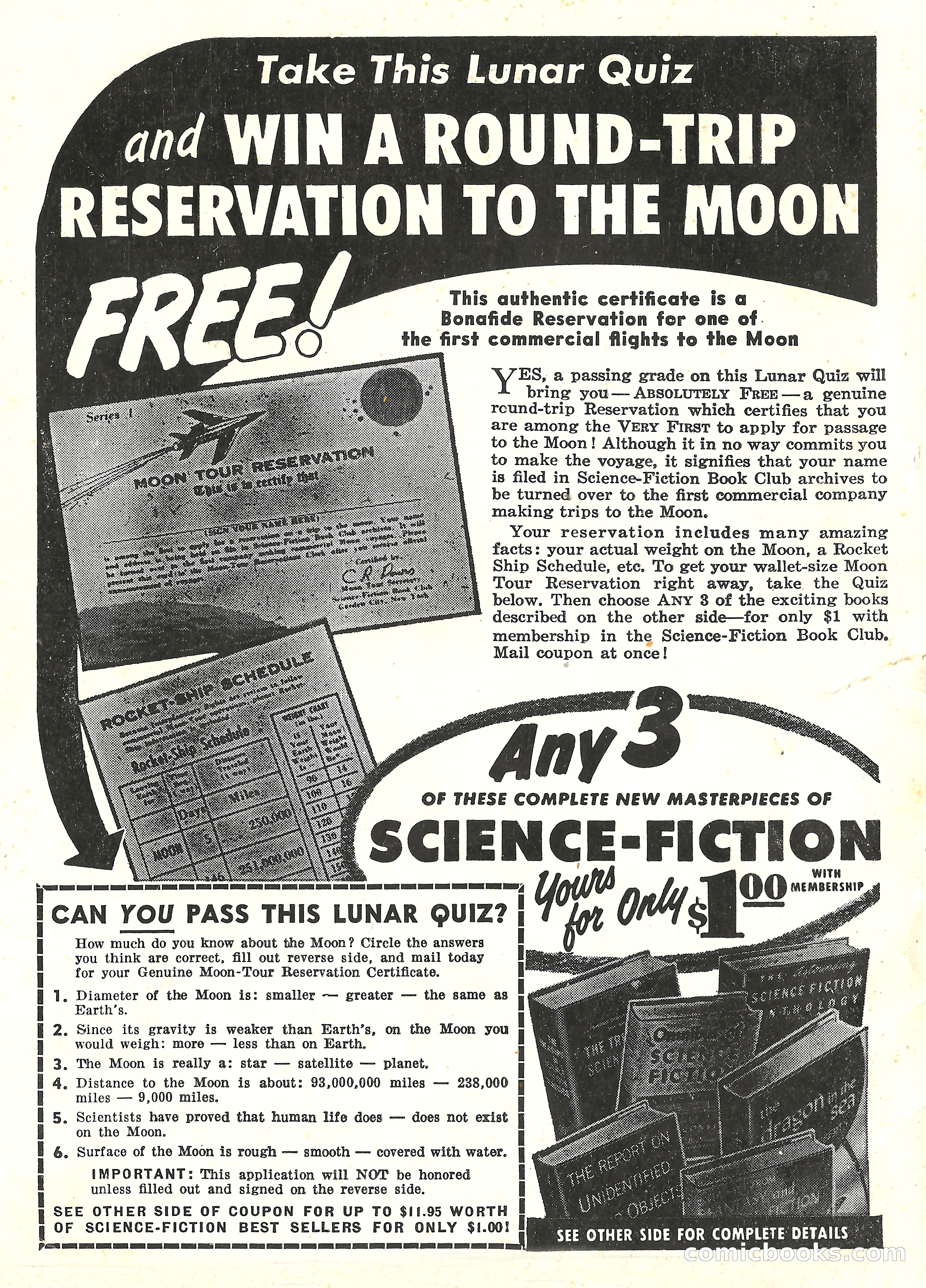 Imaginative Tales, November 1957 — page 132 of 132