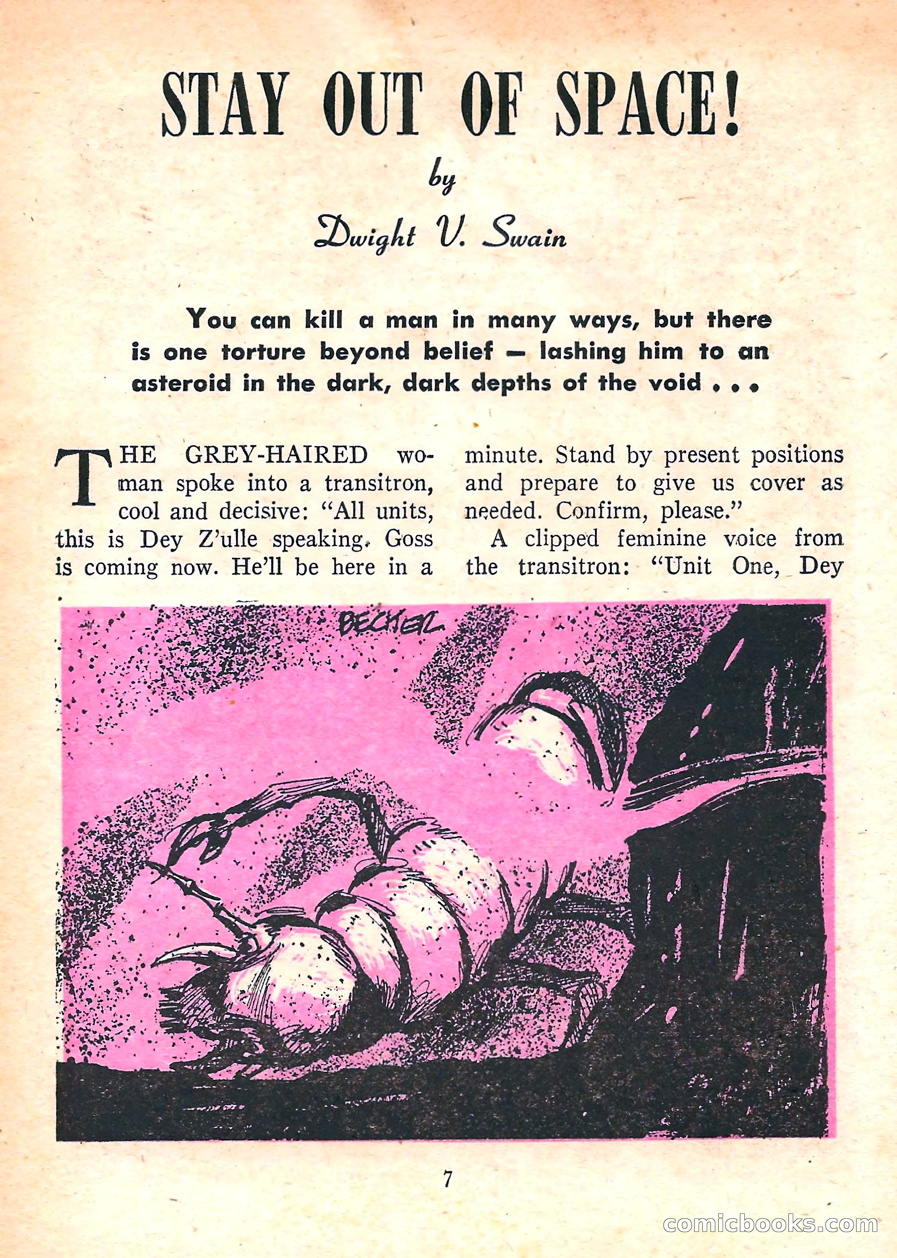 Imaginative Tales, January 1958 — page 7 of 134