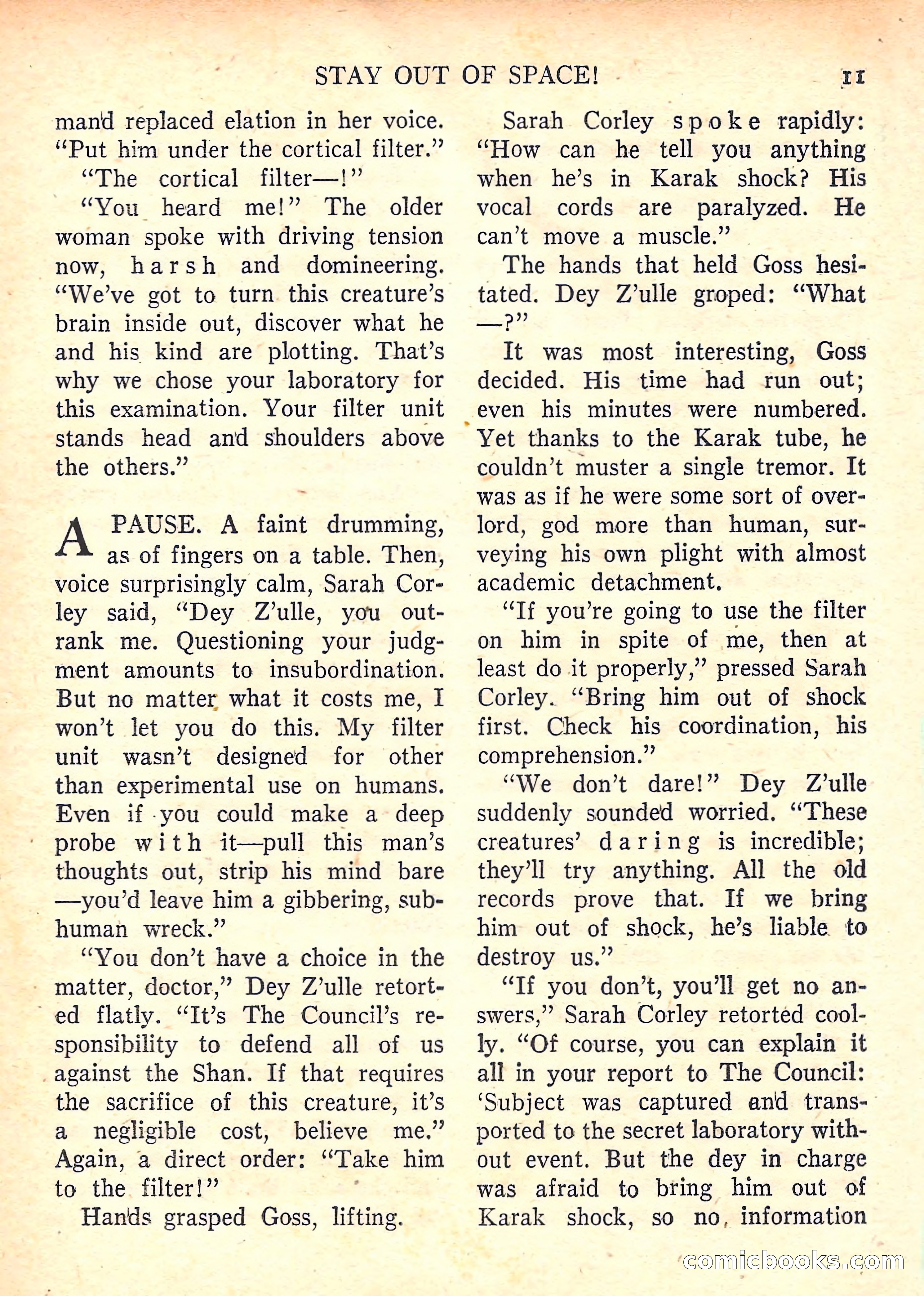 Imaginative Tales, January 1958 — page 11 of 134
