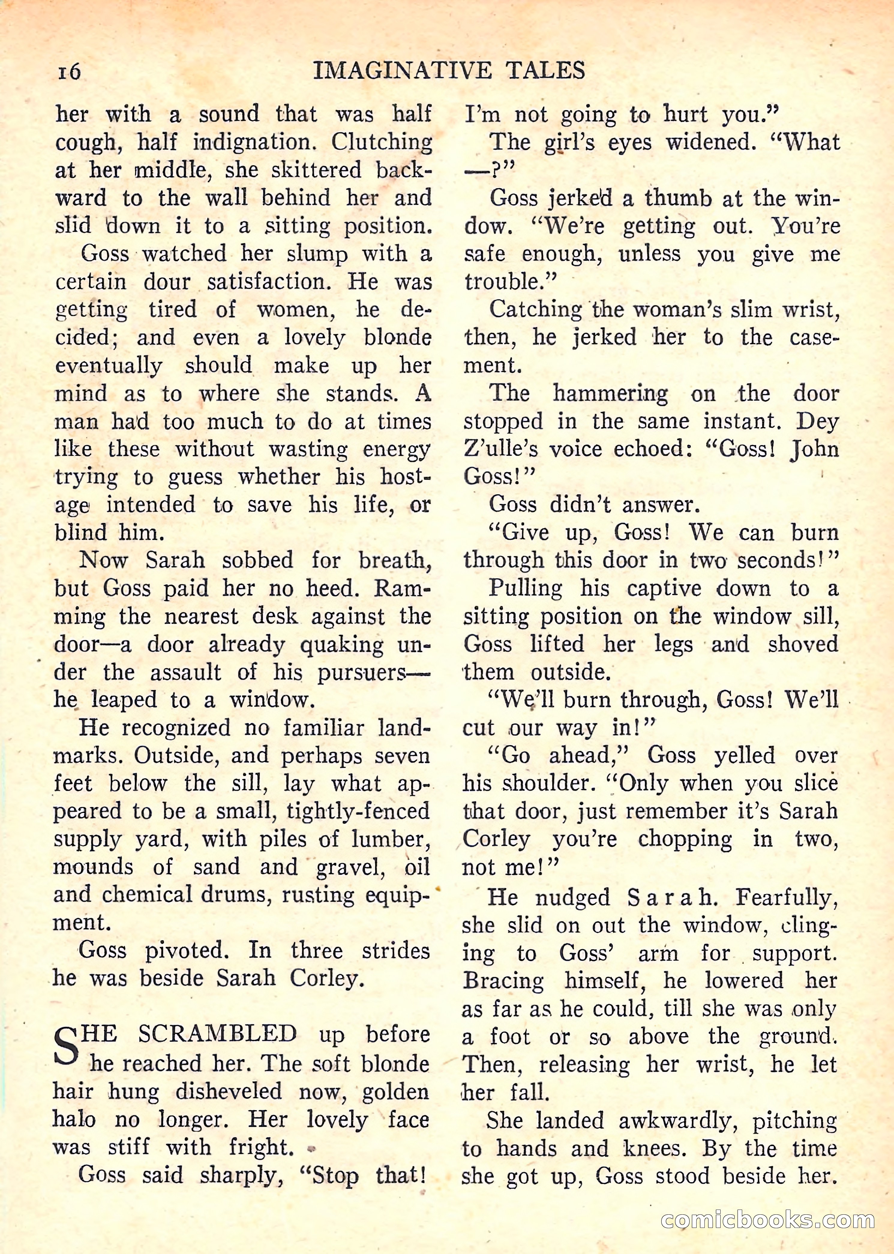 Imaginative Tales, January 1958 — page 16 of 134