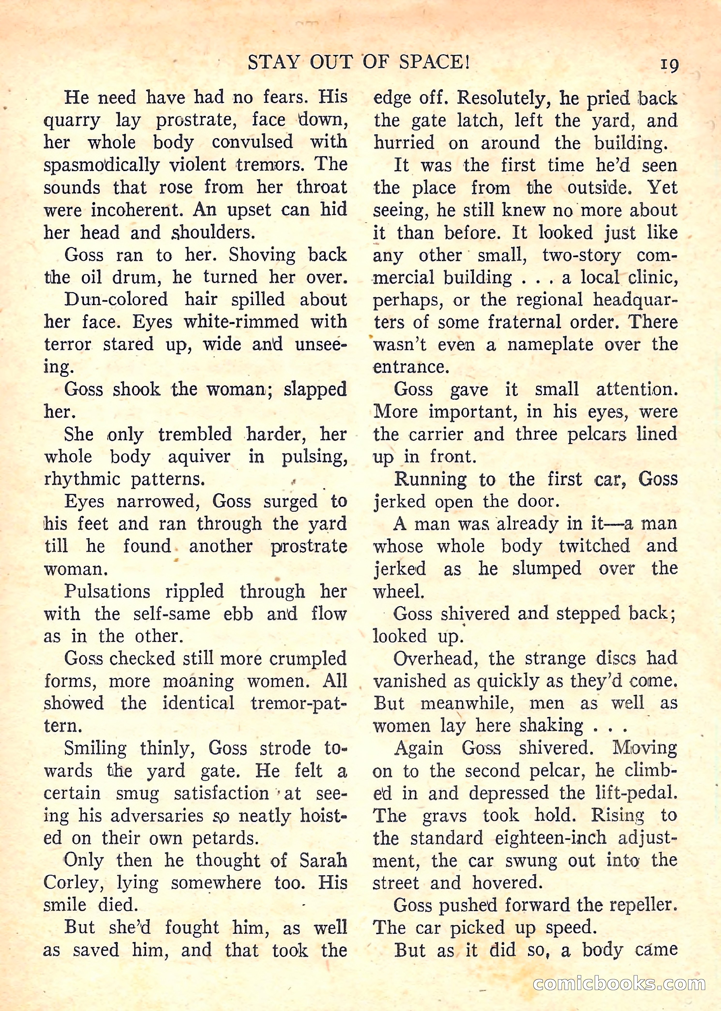 Imaginative Tales, January 1958 — page 19 of 134