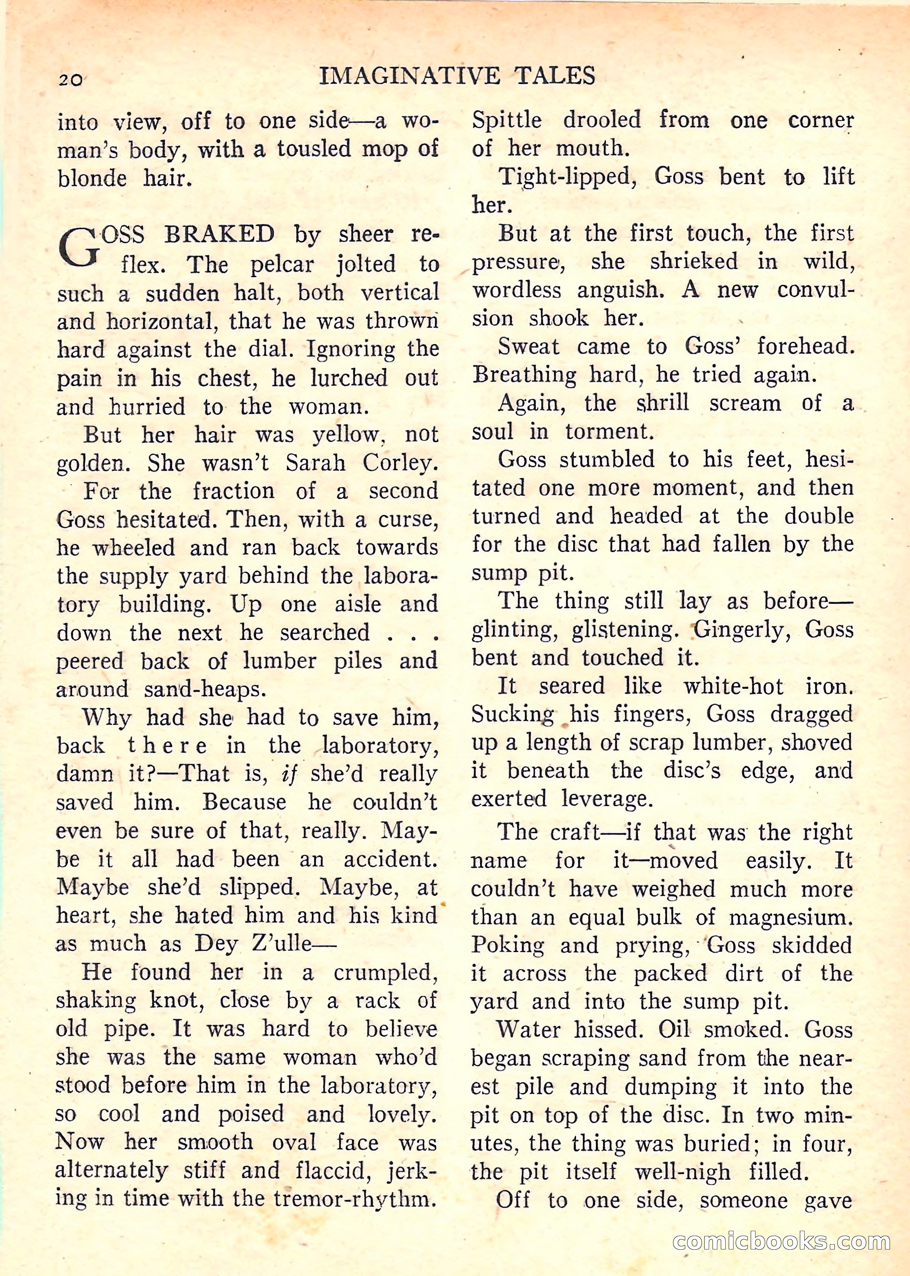 Imaginative Tales, January 1958 — page 20 of 134