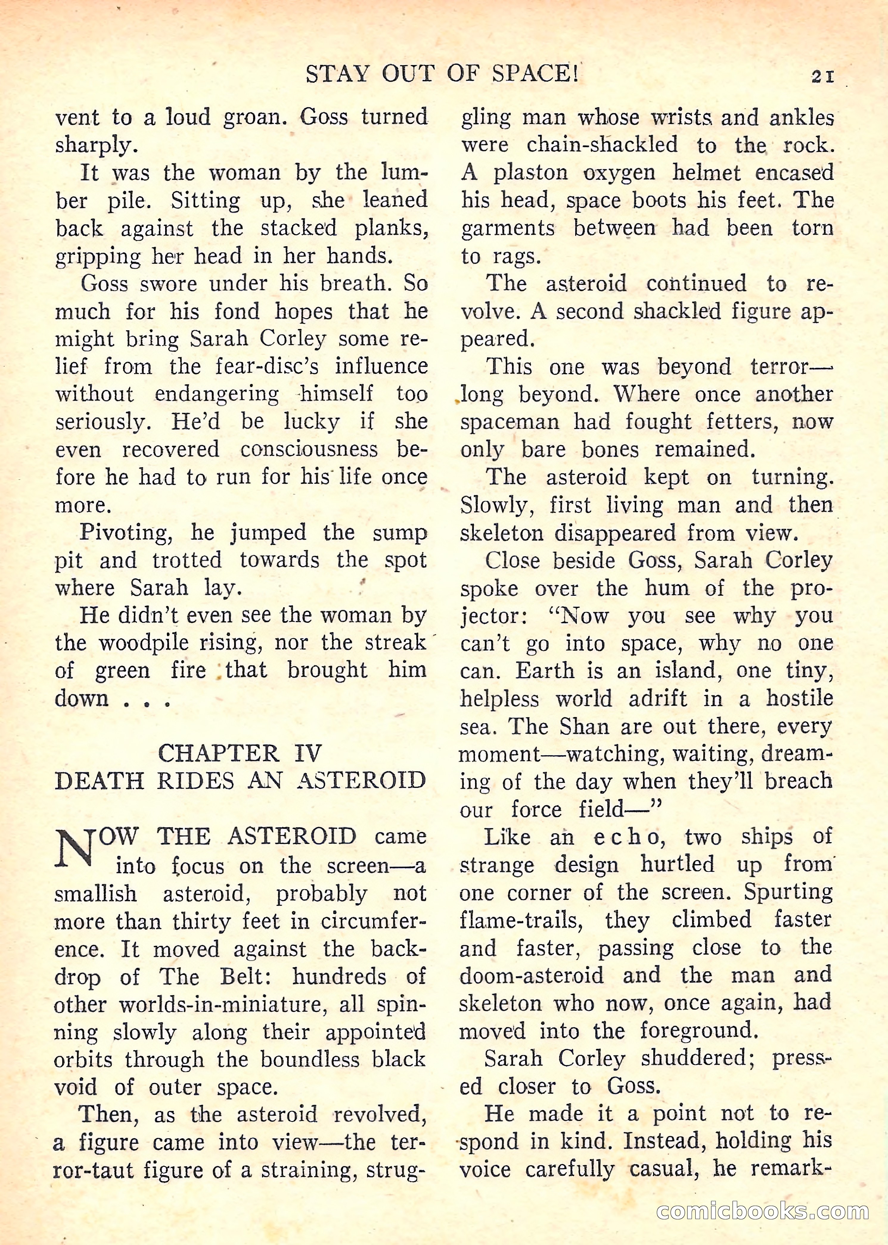 Imaginative Tales, January 1958 — page 21 of 134
