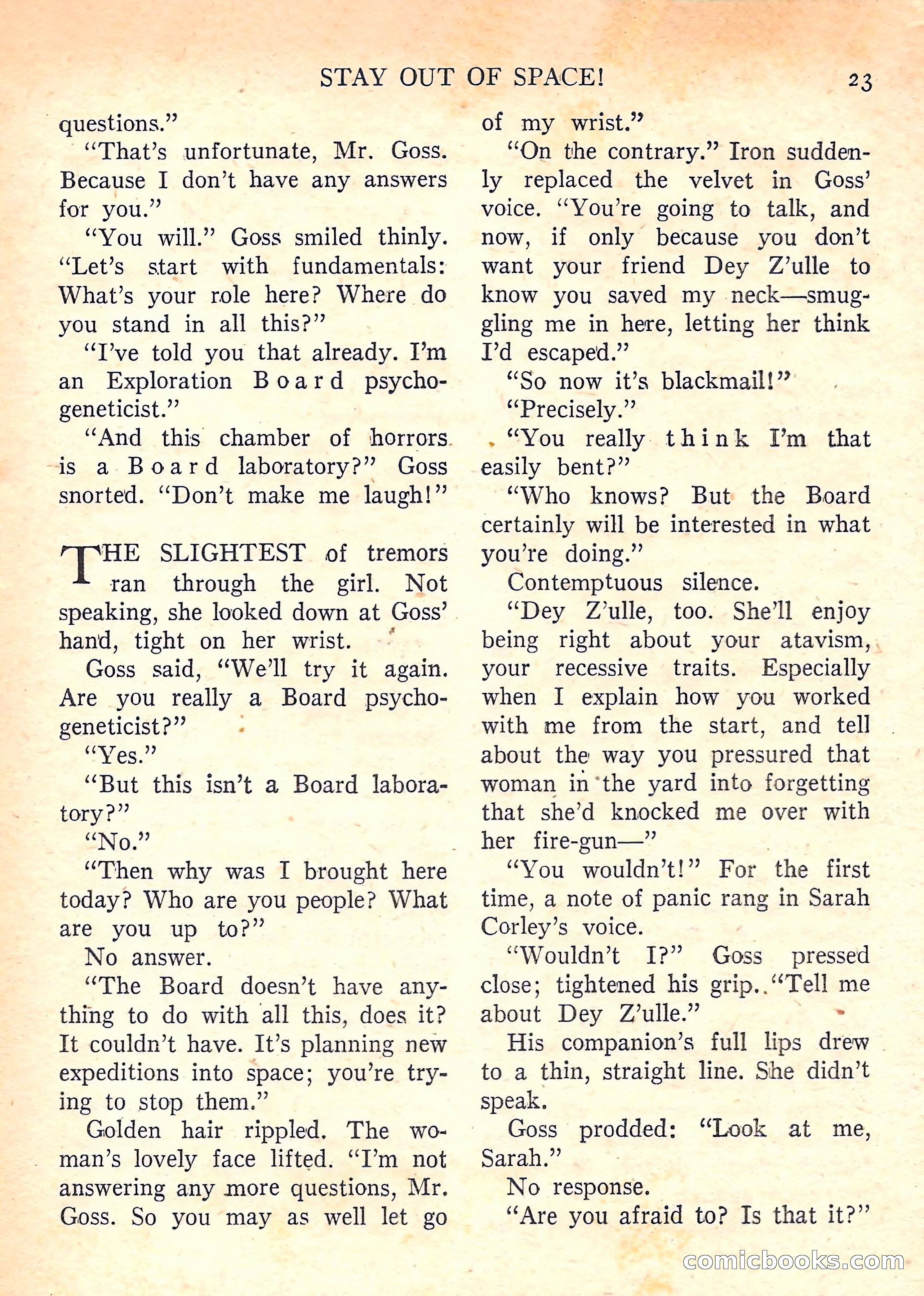 Imaginative Tales, January 1958 — page 23 of 134