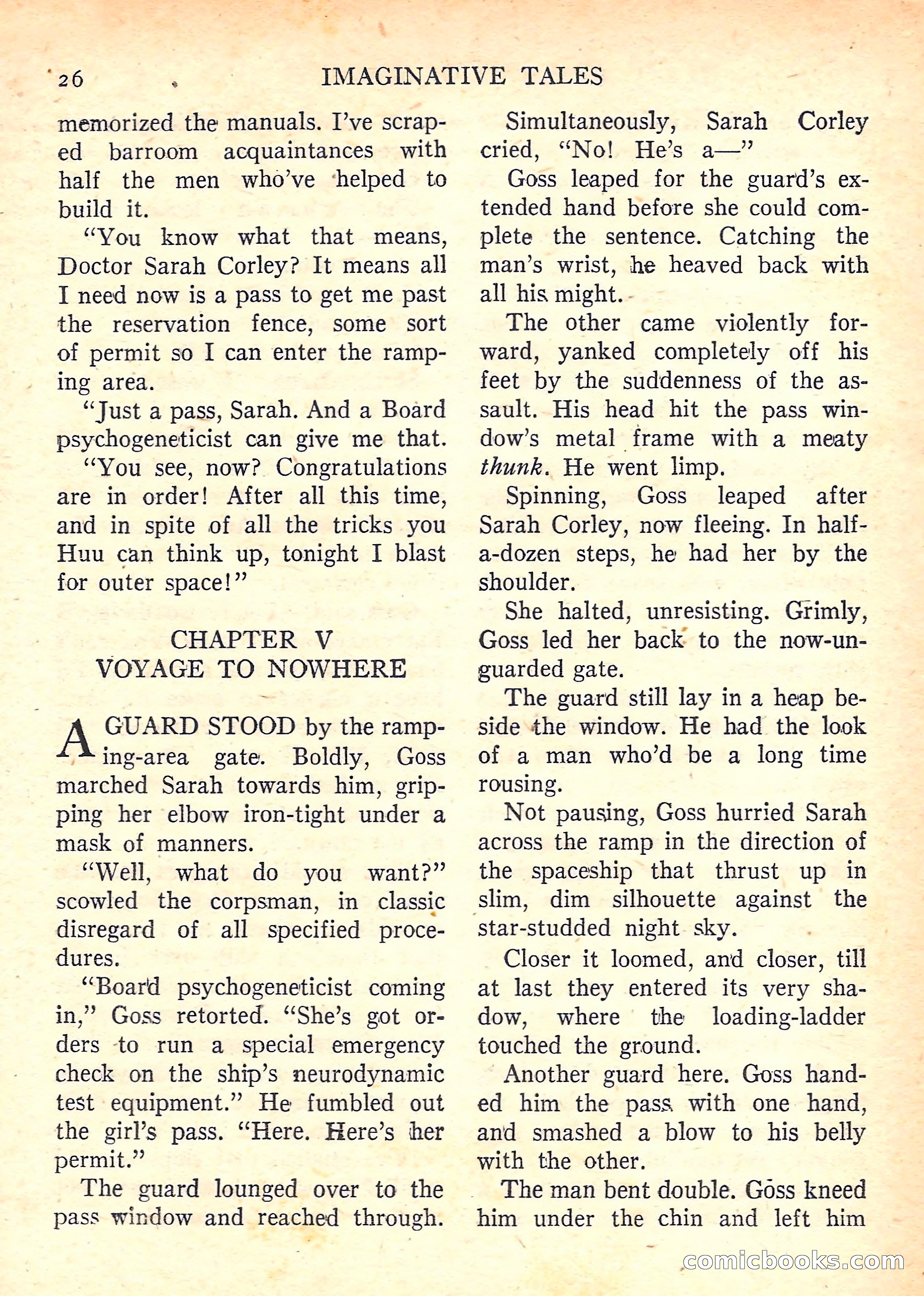 Imaginative Tales, January 1958 — page 26 of 134