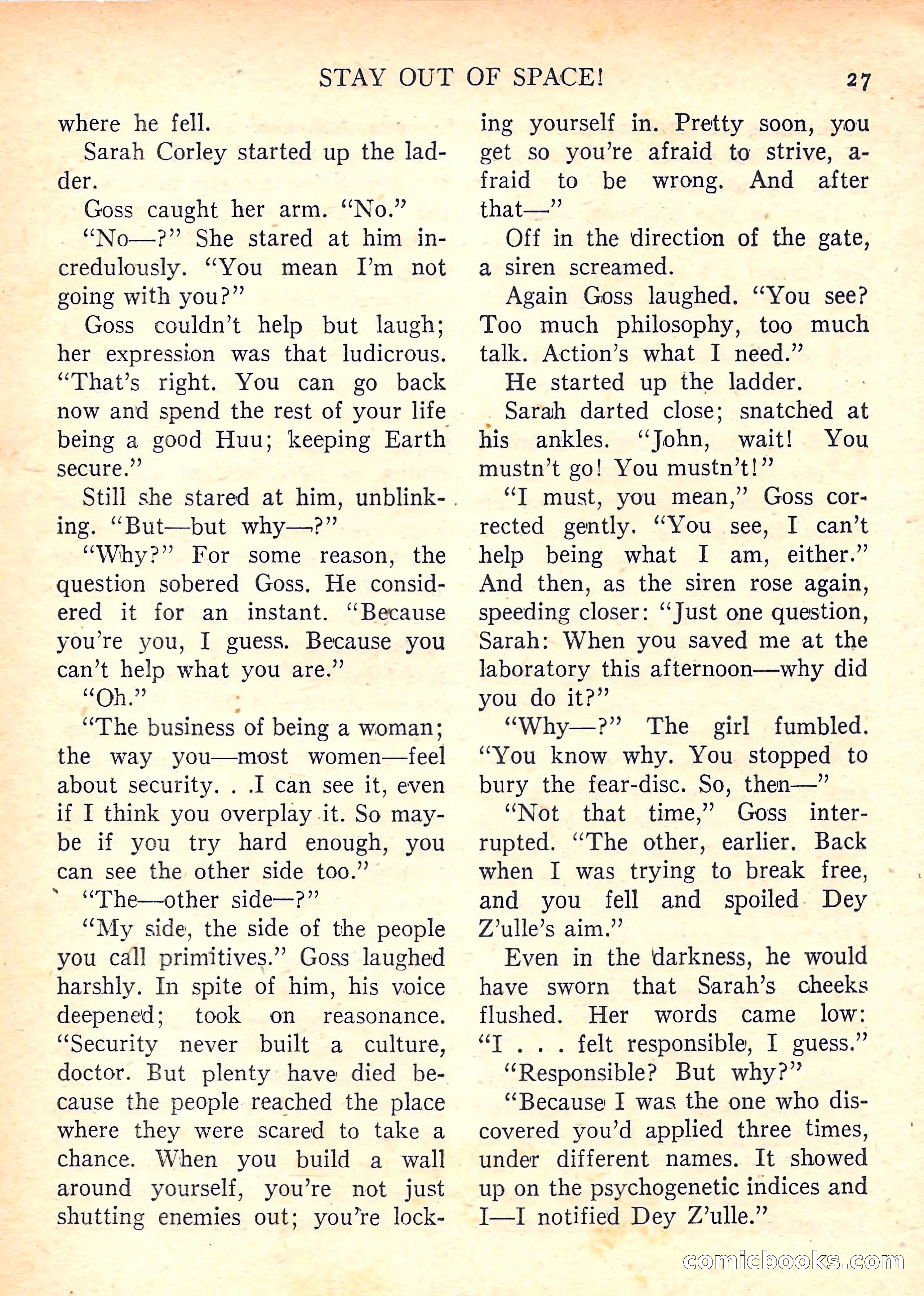 Imaginative Tales, January 1958 — page 27 of 134