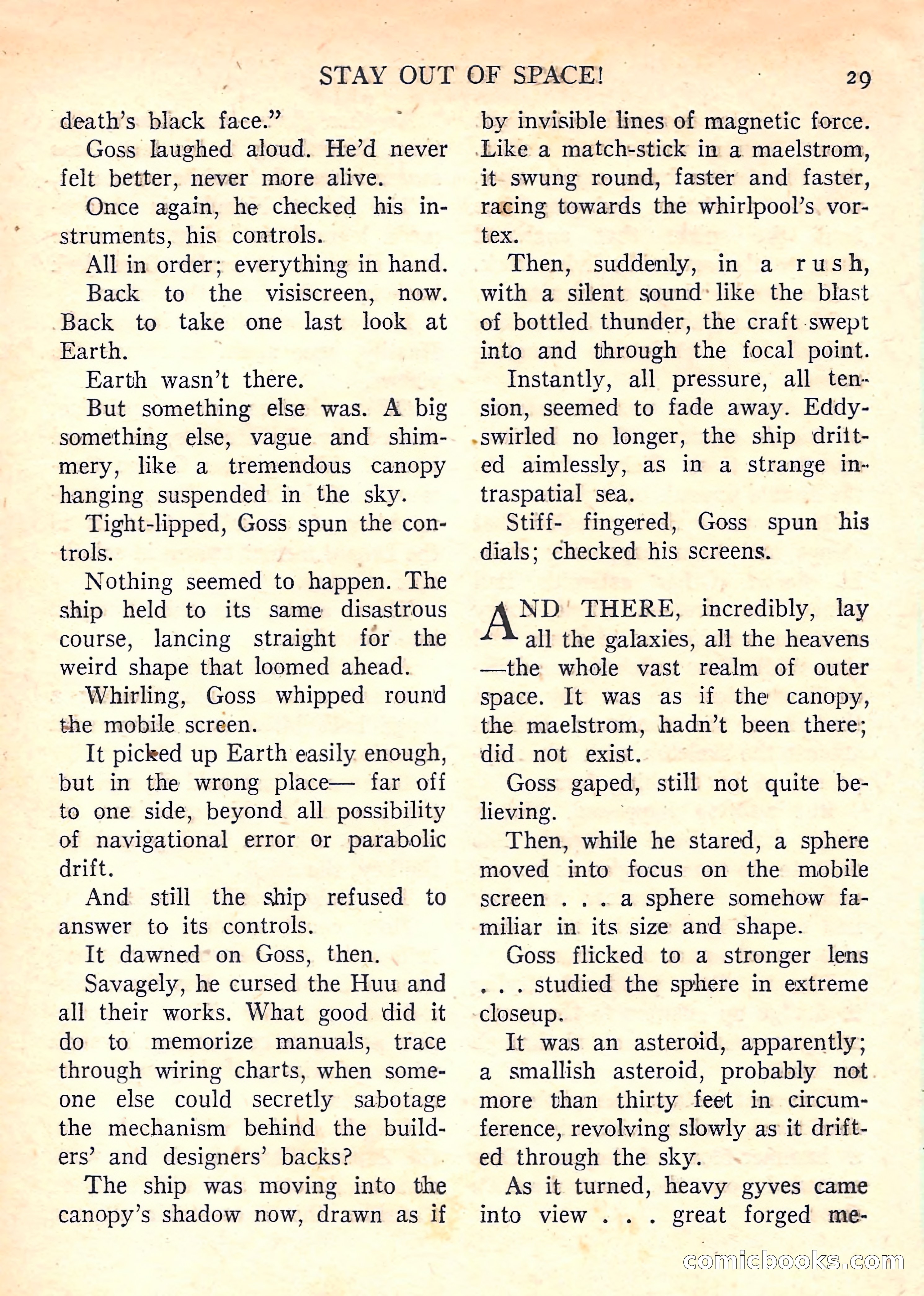 Imaginative Tales, January 1958 — page 29 of 134